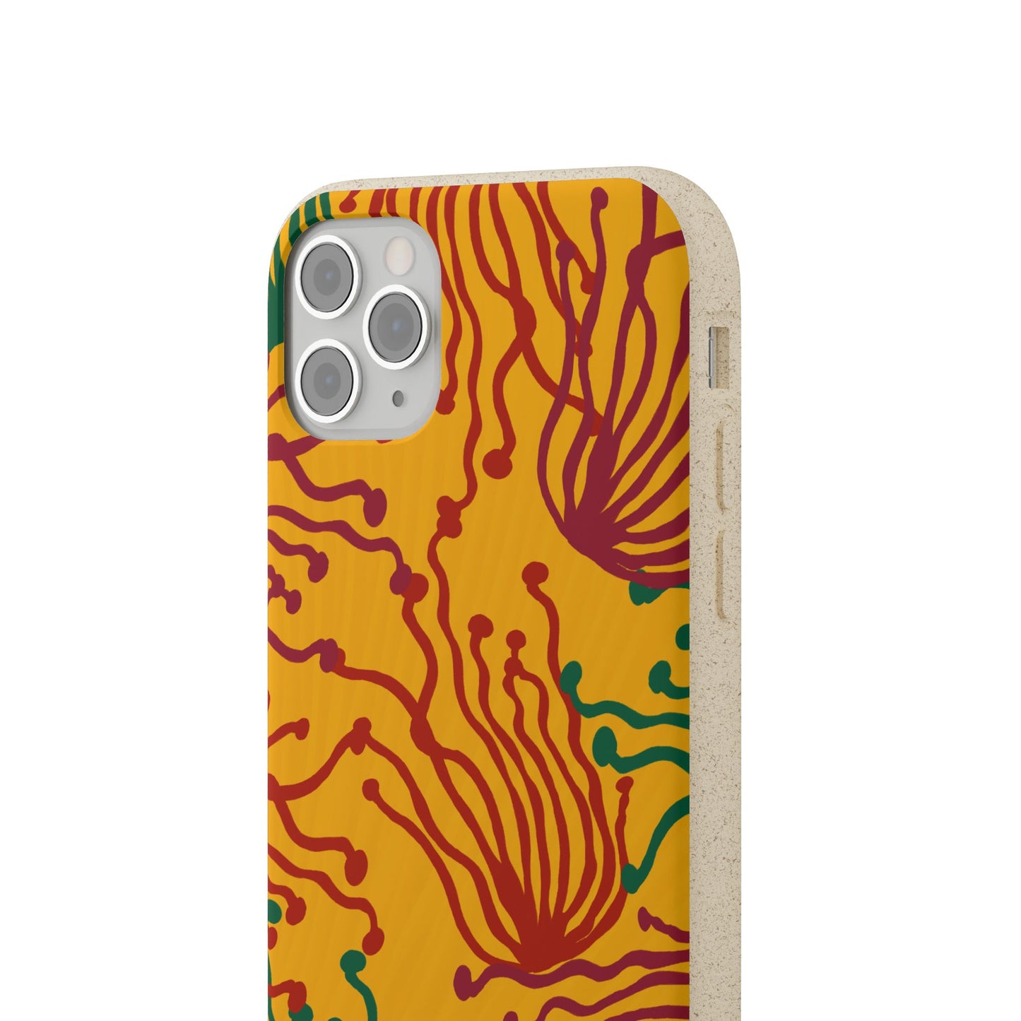 Phone Cases - Enoki Colorful Mushroom Biodegradable Case