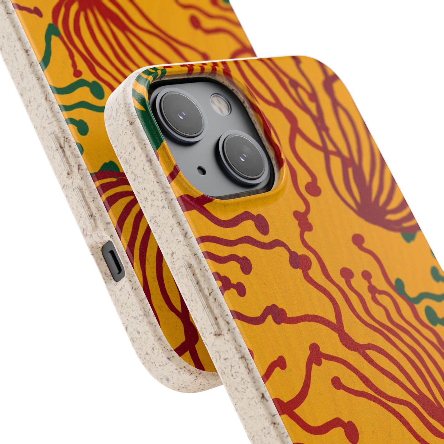 Phone Cases - Enoki Colorful Mushroom Biodegradable Case