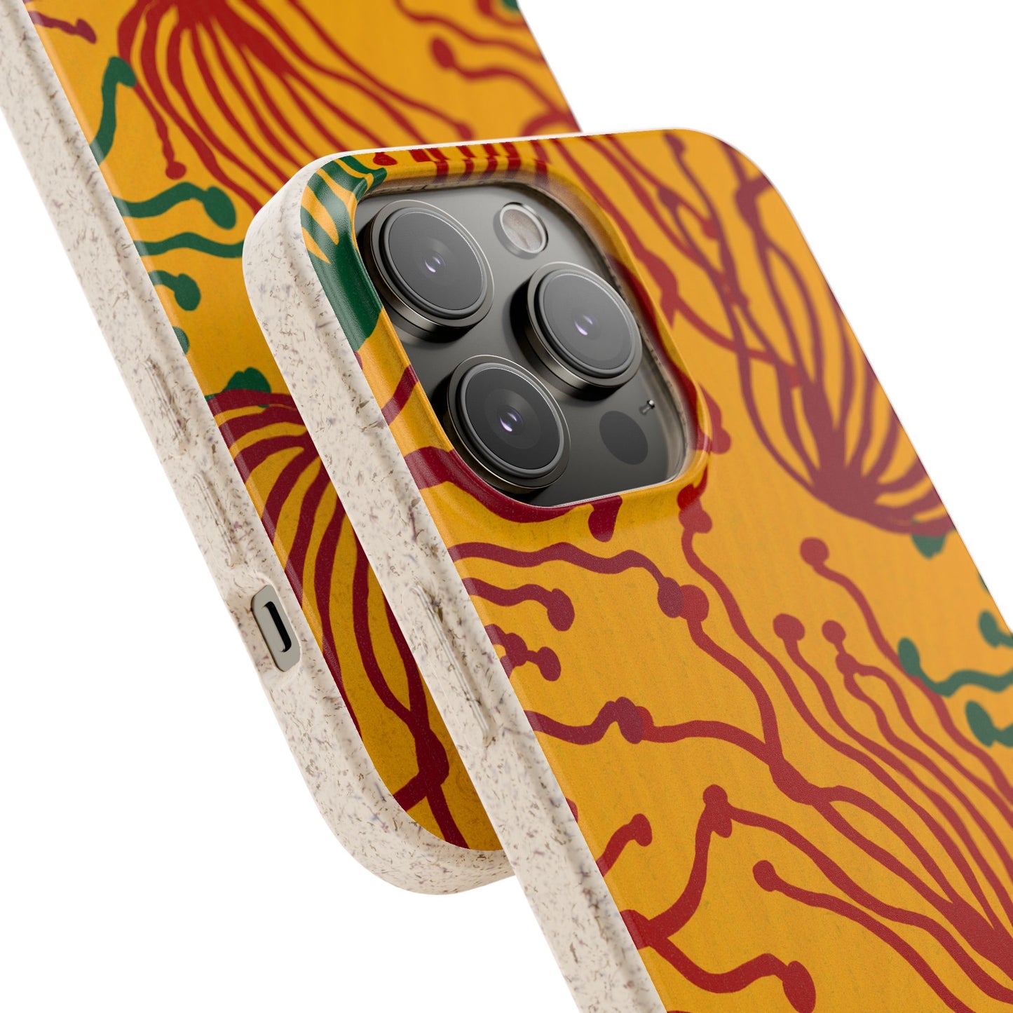 Phone Cases - Enoki Colorful Mushroom Biodegradable Case