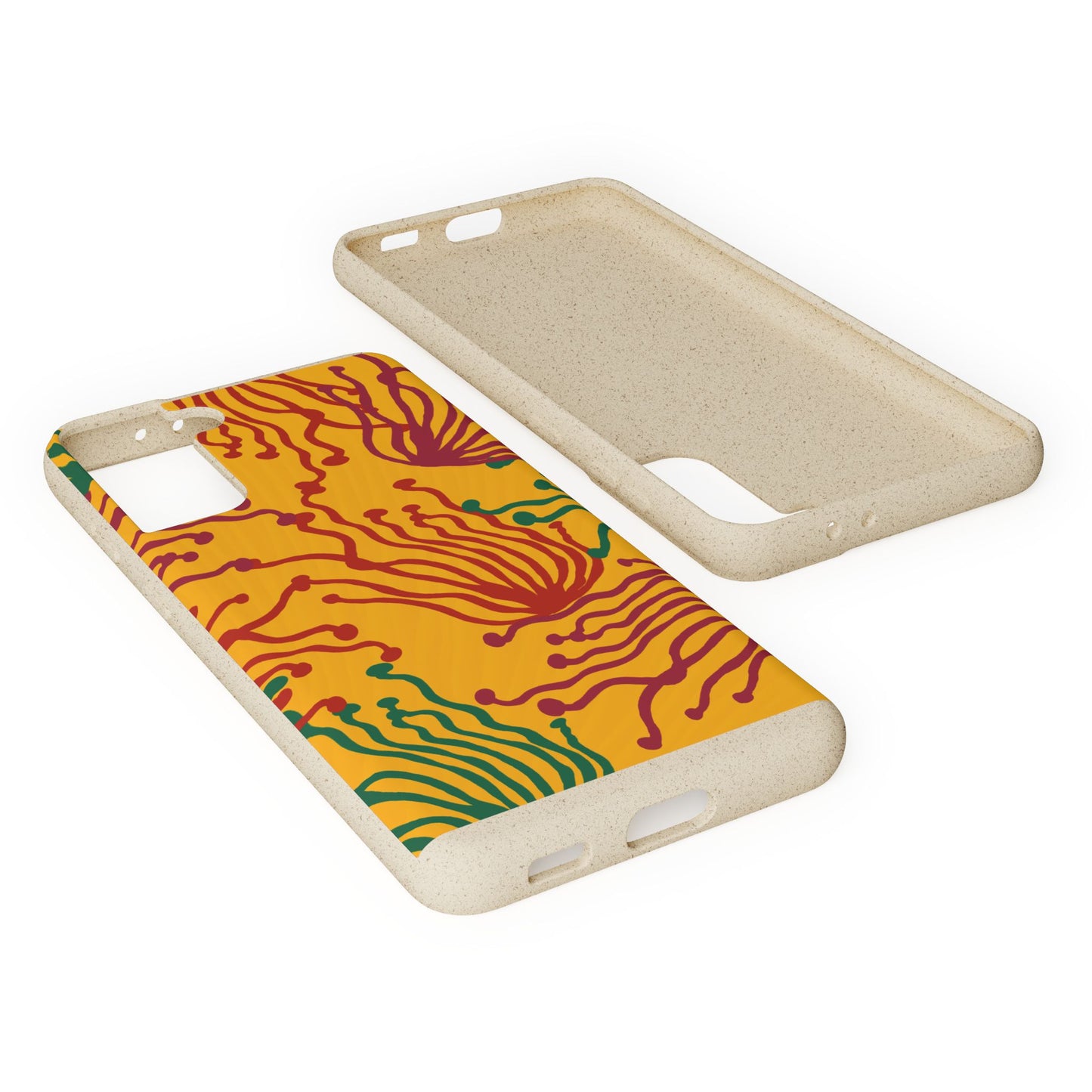 Phone Cases - Enoki Colorful Mushroom Biodegradable Case