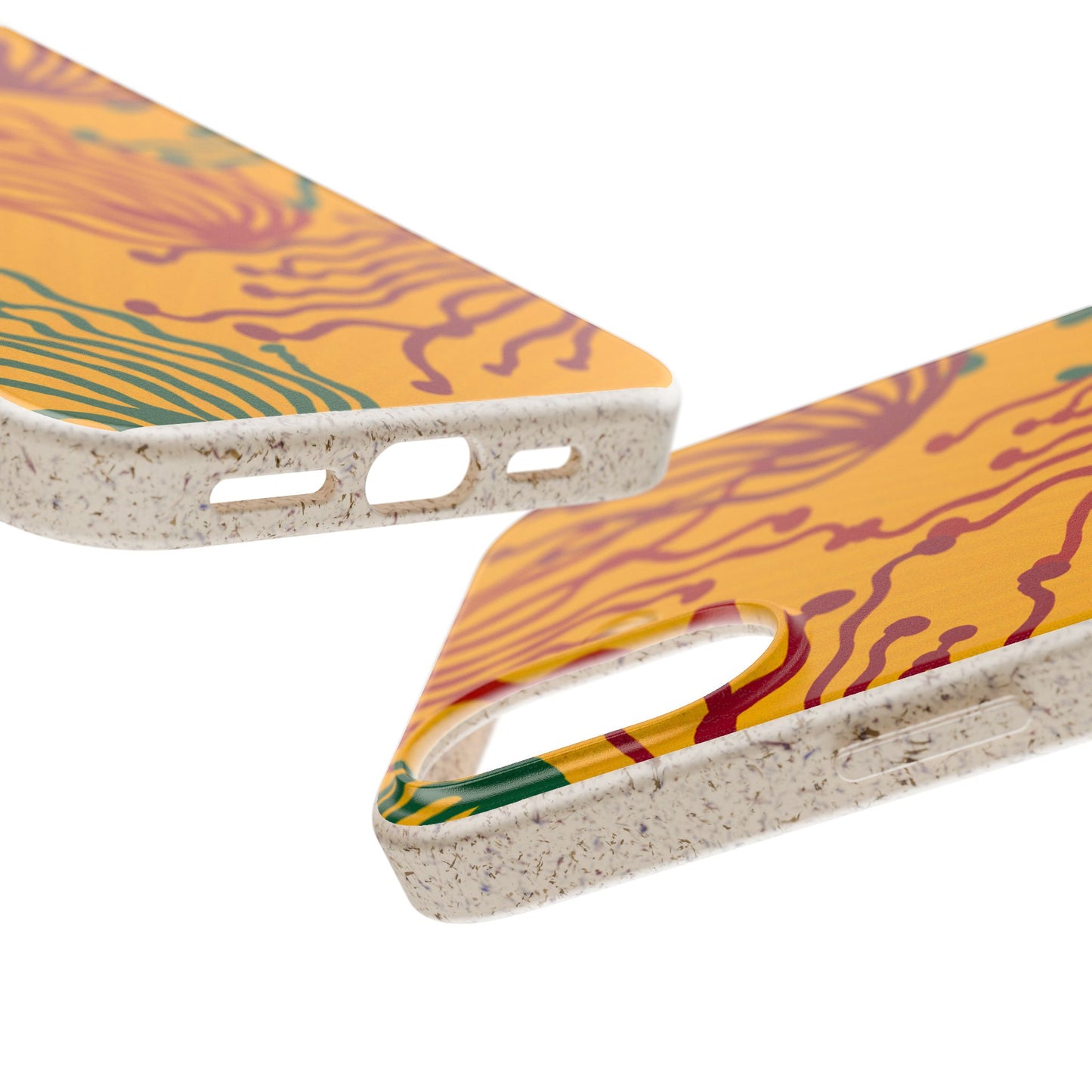 Phone Cases - Enoki Colorful Mushroom Biodegradable Case
