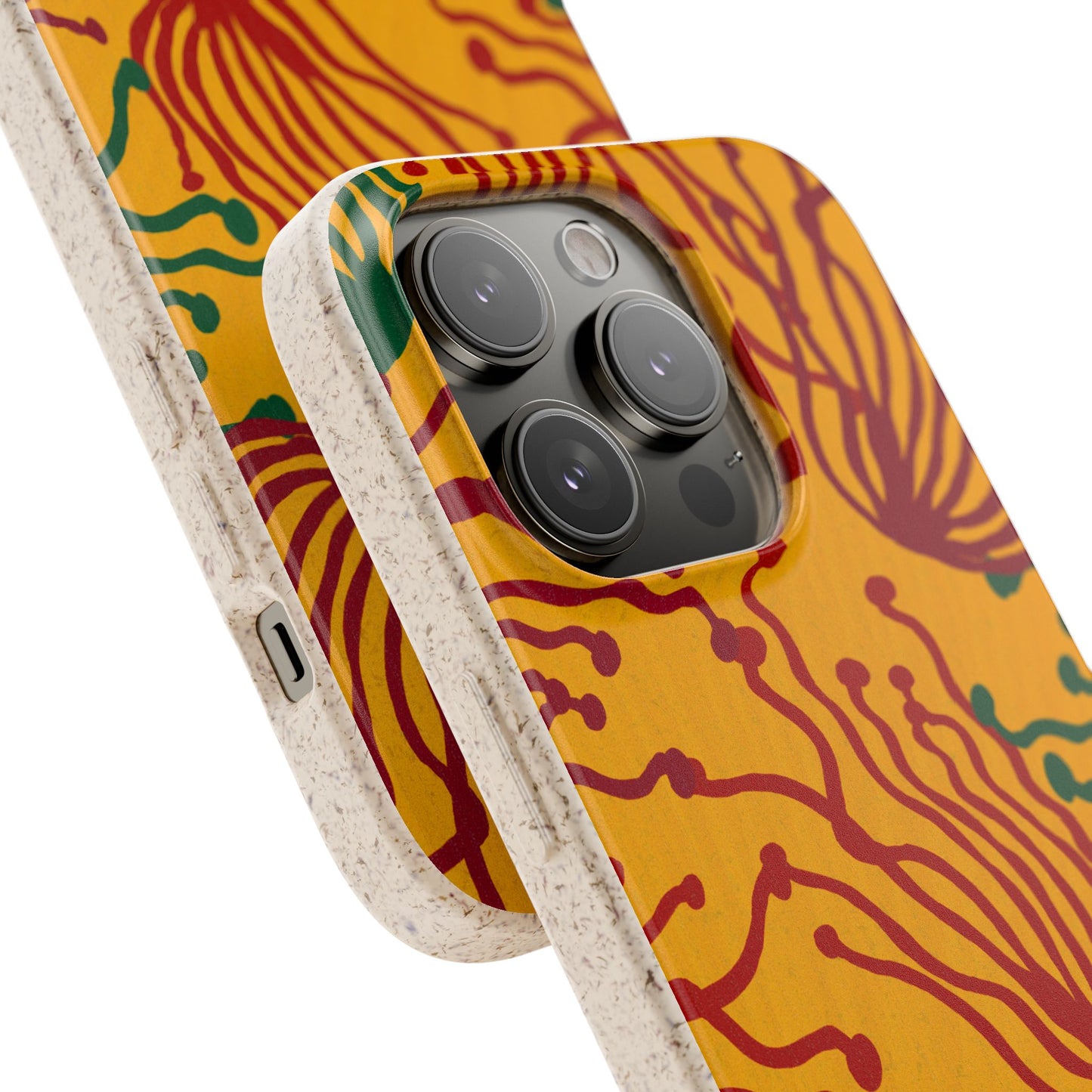 Phone Cases - Enoki Colorful Mushroom Biodegradable Case