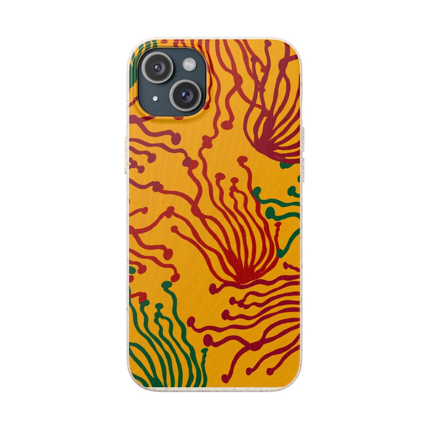 Phone Cases - Enoki Colorful Mushroom Biodegradable Case