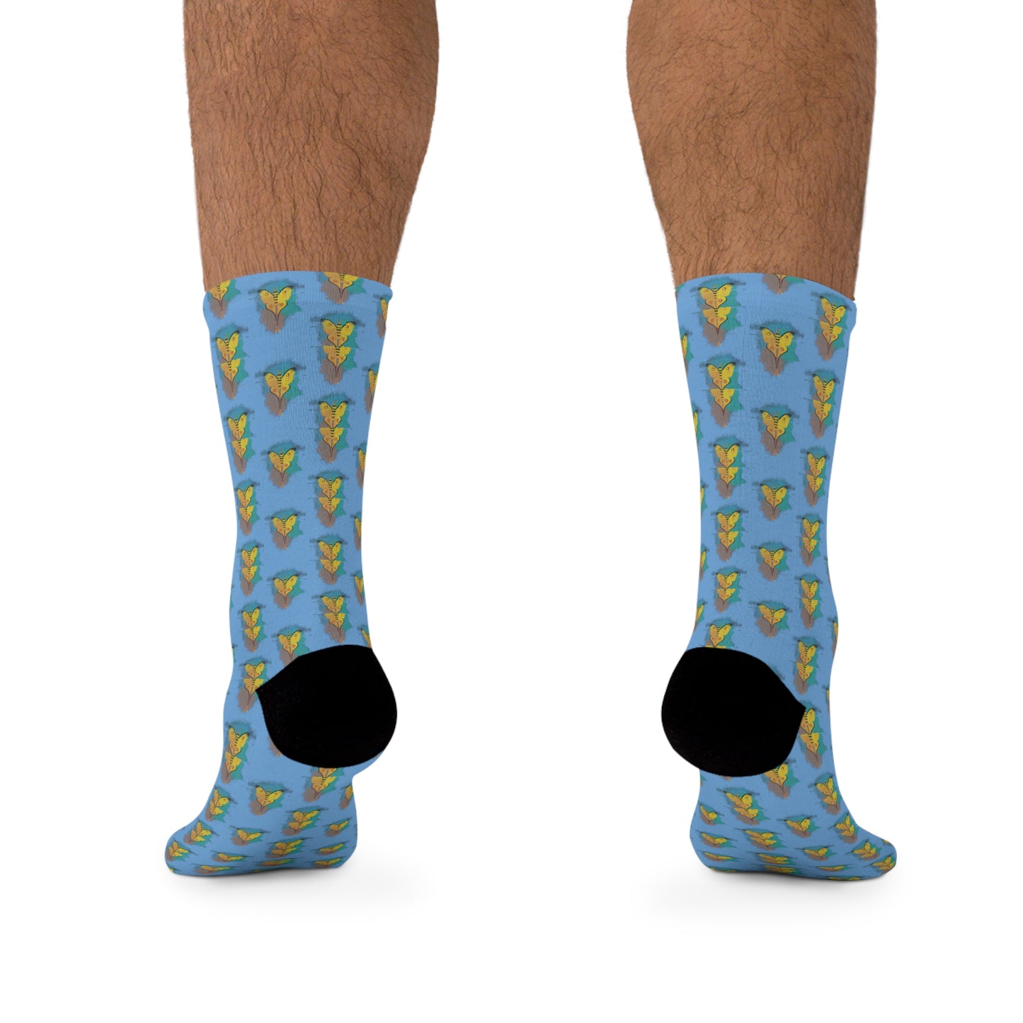 Recycled Poly Socks- Comet Moth