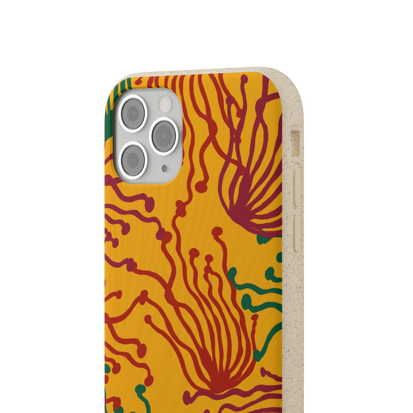 Phone Cases - Enoki Colorful Mushroom Biodegradable Case