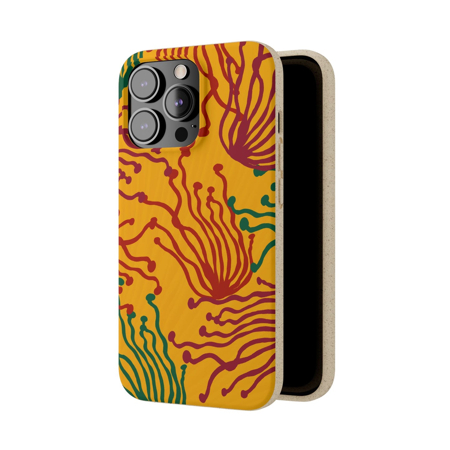 Phone Cases - Enoki Colorful Mushroom Biodegradable Case