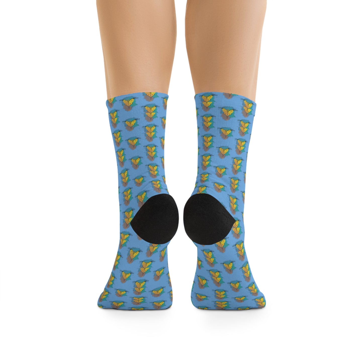 Recycled Poly Socks- Comet Moth
