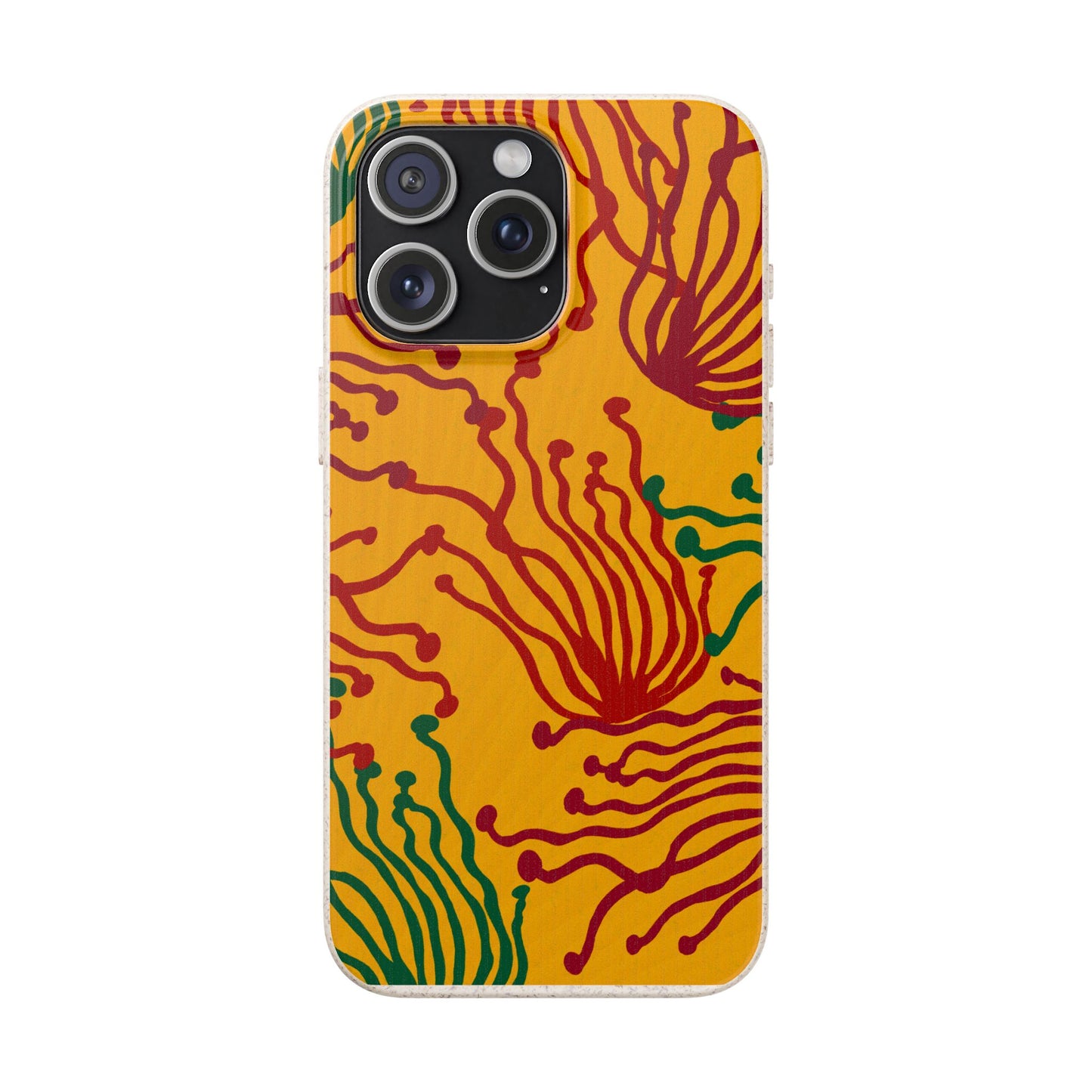 Phone Cases - Enoki Colorful Mushroom Biodegradable Case