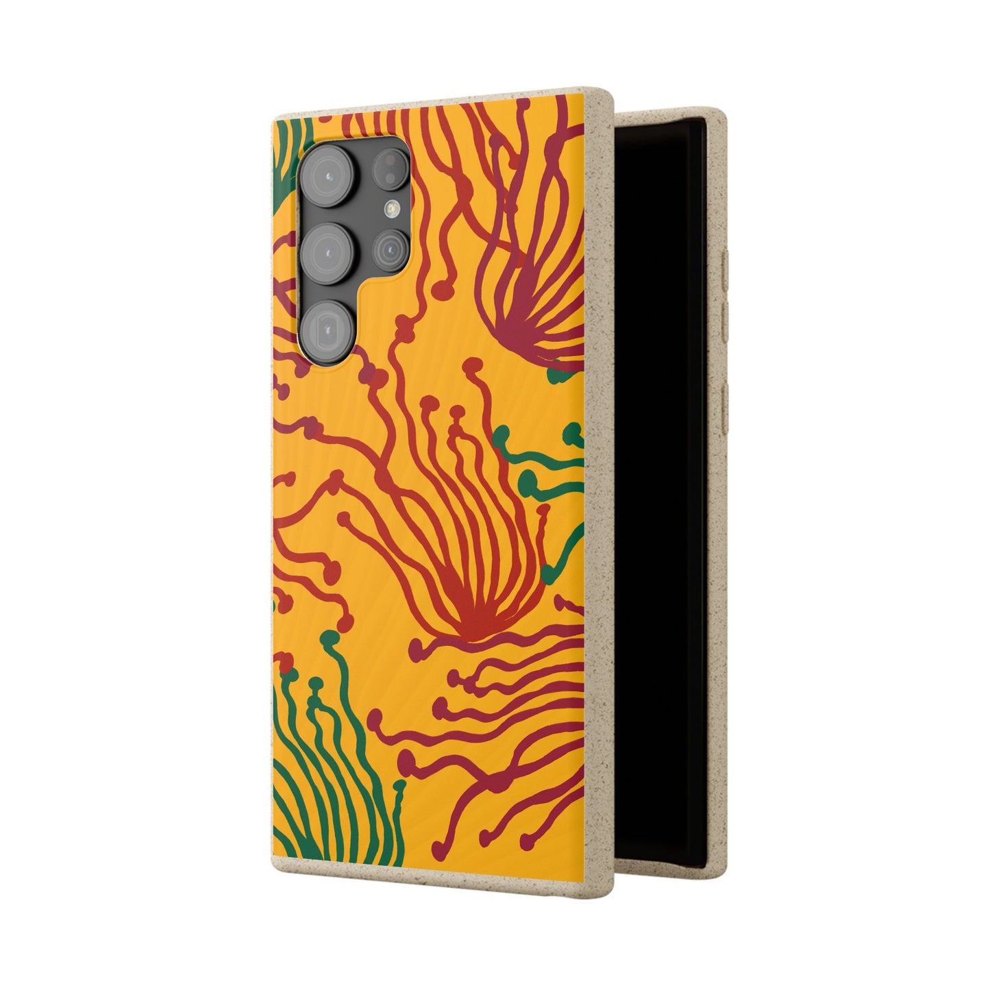Phone Cases - Enoki Colorful Mushroom Biodegradable Case