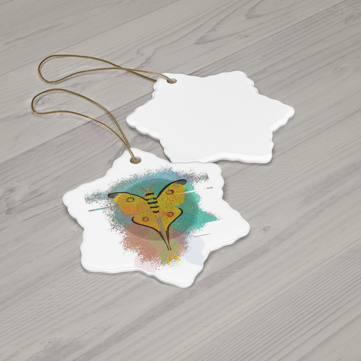 Ceramic Ornament, 4 Shapes
