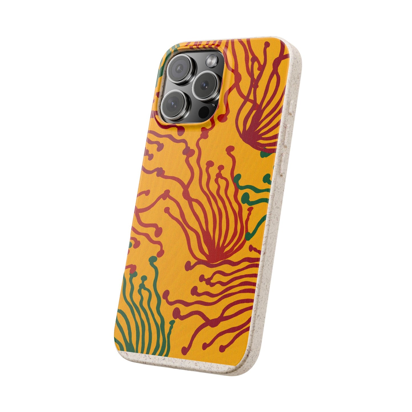 Phone Cases - Enoki Colorful Mushroom Biodegradable Case