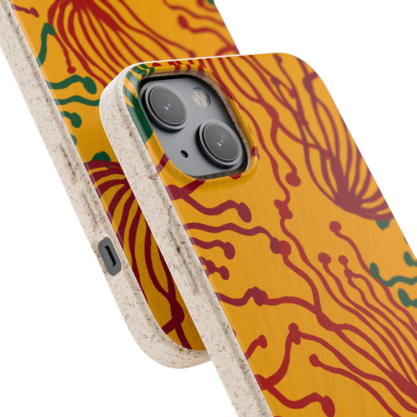 Phone Cases - Enoki Colorful Mushroom Biodegradable Case