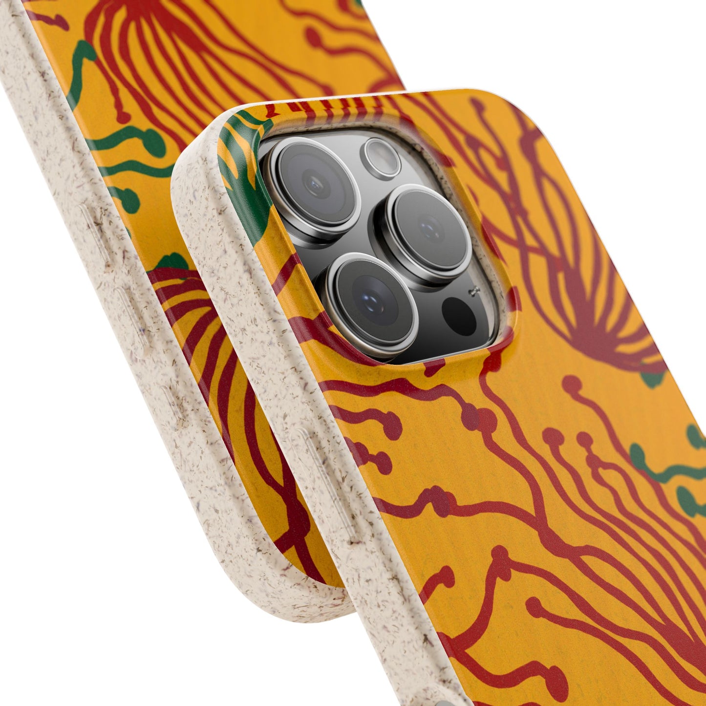Phone Cases - Enoki Colorful Mushroom Biodegradable Case