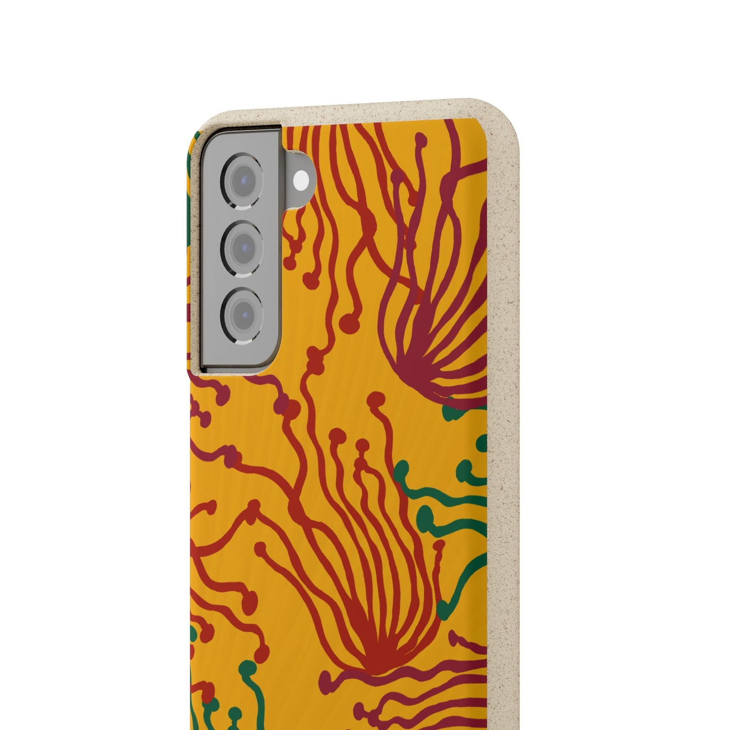 Phone Cases - Enoki Colorful Mushroom Biodegradable Case