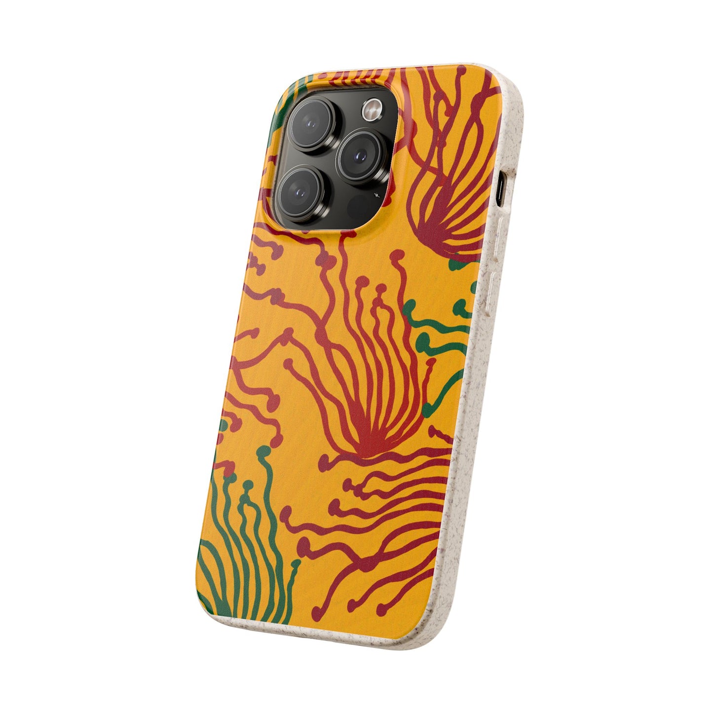 Phone Cases - Enoki Colorful Mushroom Biodegradable Case