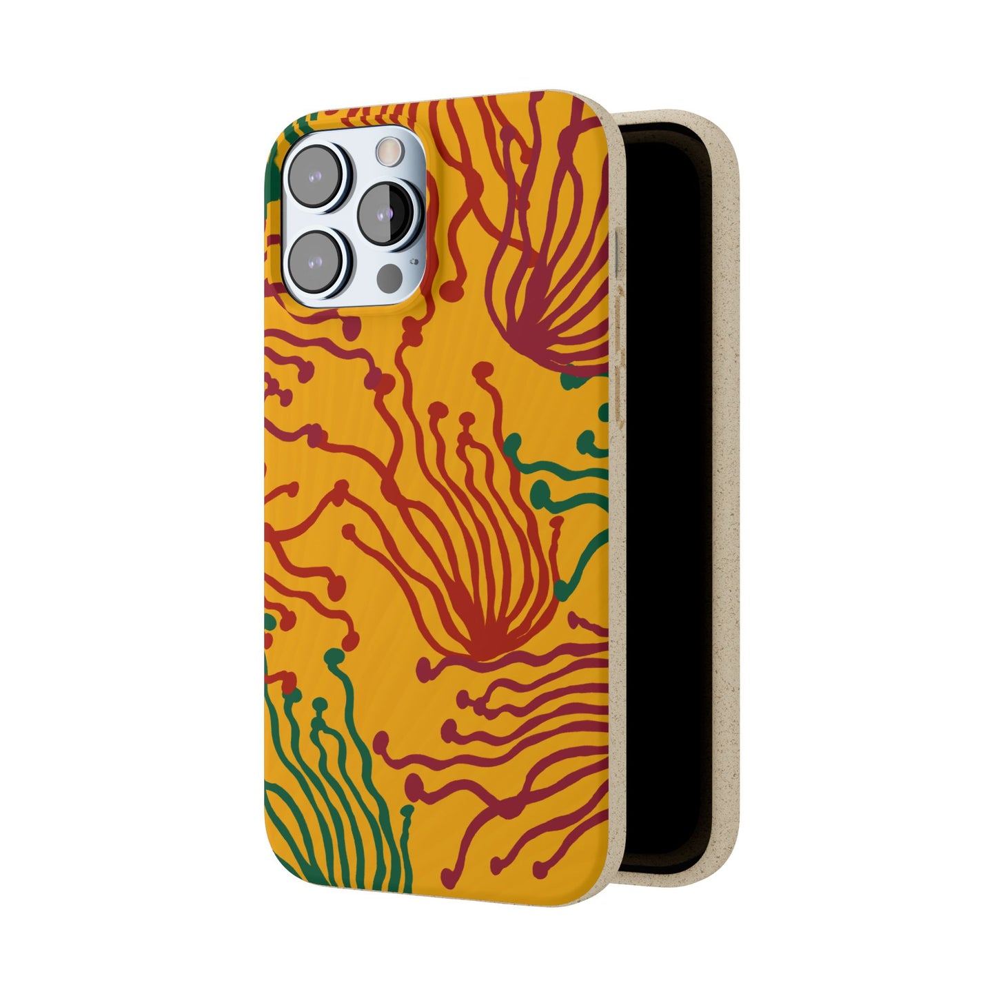 Phone Cases - Enoki Colorful Mushroom Biodegradable Case