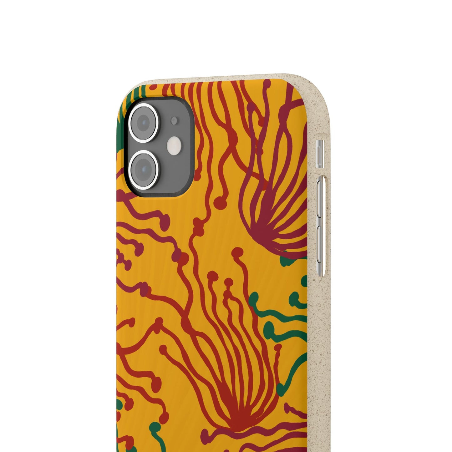 Phone Cases - Enoki Colorful Mushroom Biodegradable Case