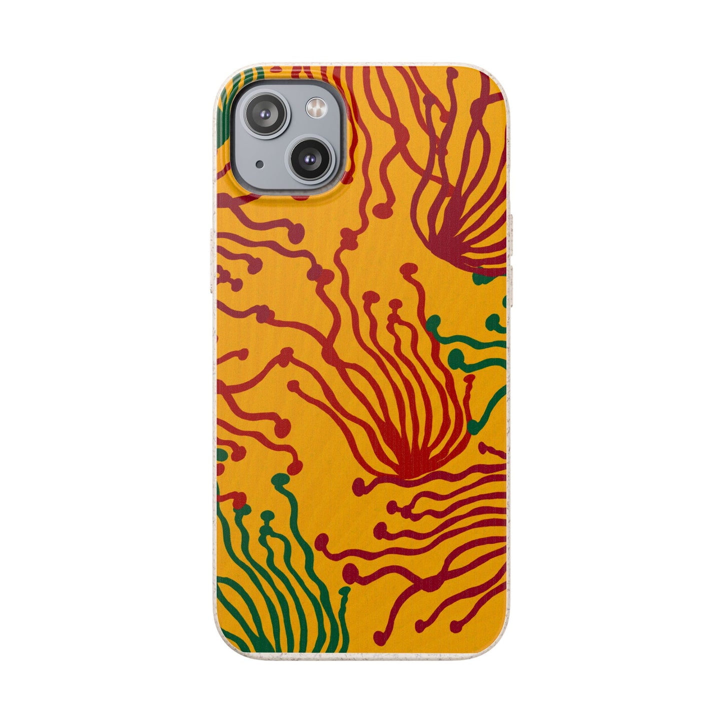 Phone Cases - Enoki Colorful Mushroom Biodegradable Case