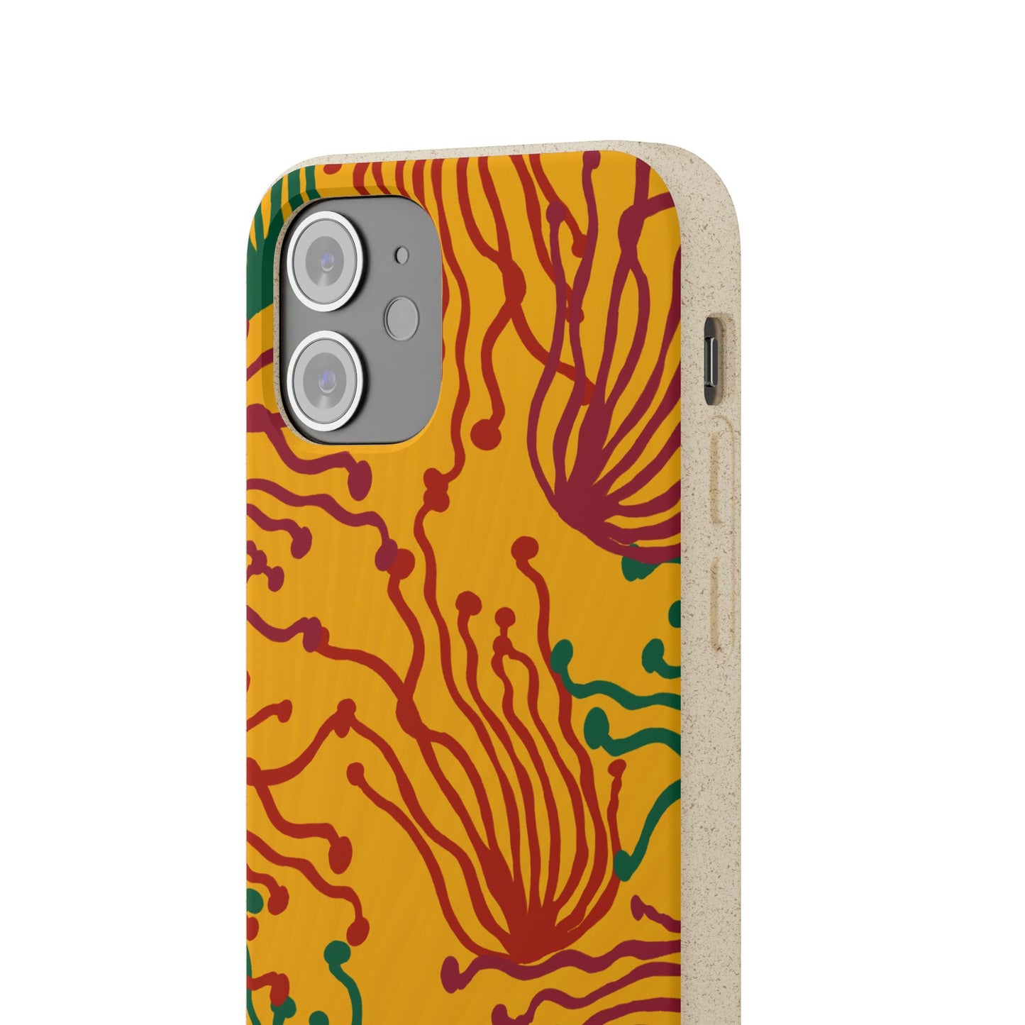 Phone Cases - Enoki Colorful Mushroom Biodegradable Case