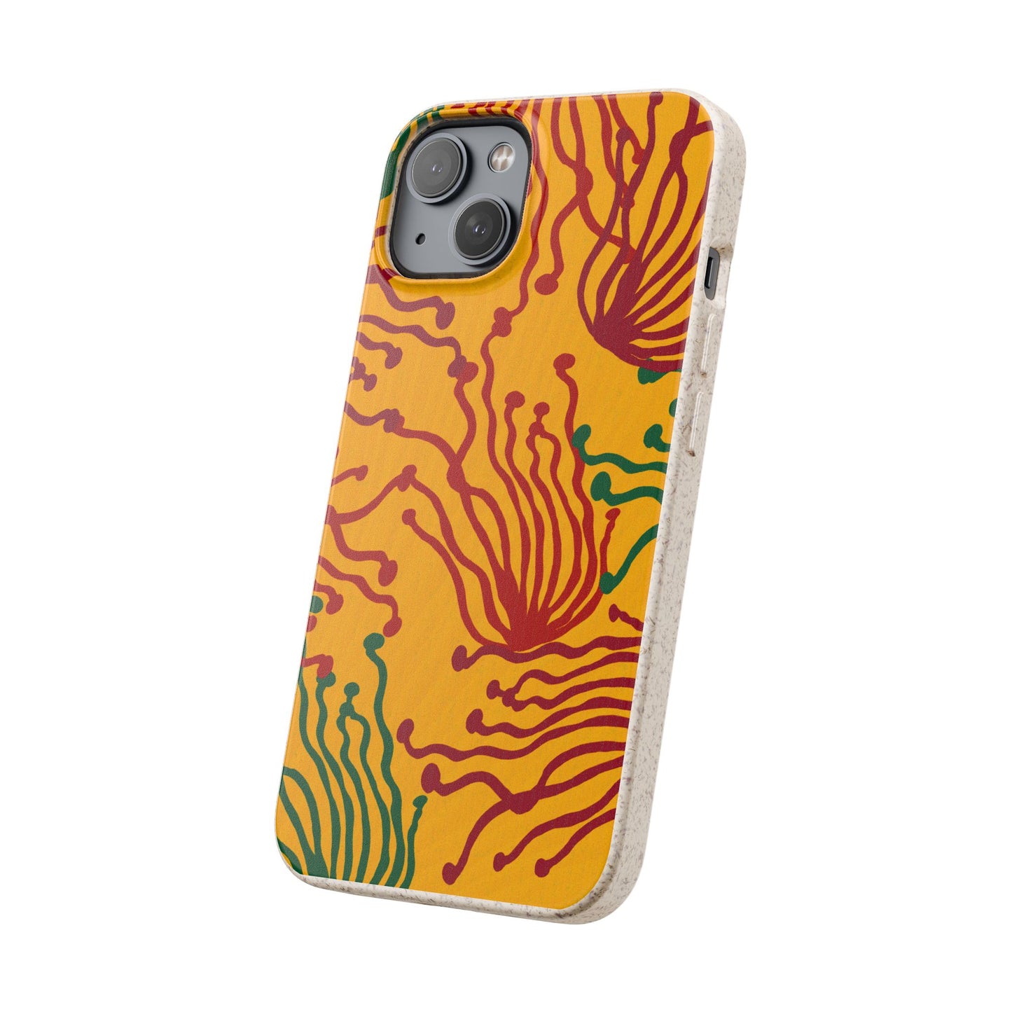 Phone Cases - Enoki Colorful Mushroom Biodegradable Case
