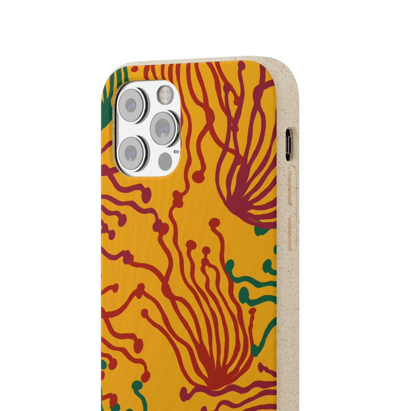 Phone Cases - Enoki Colorful Mushroom Biodegradable Case