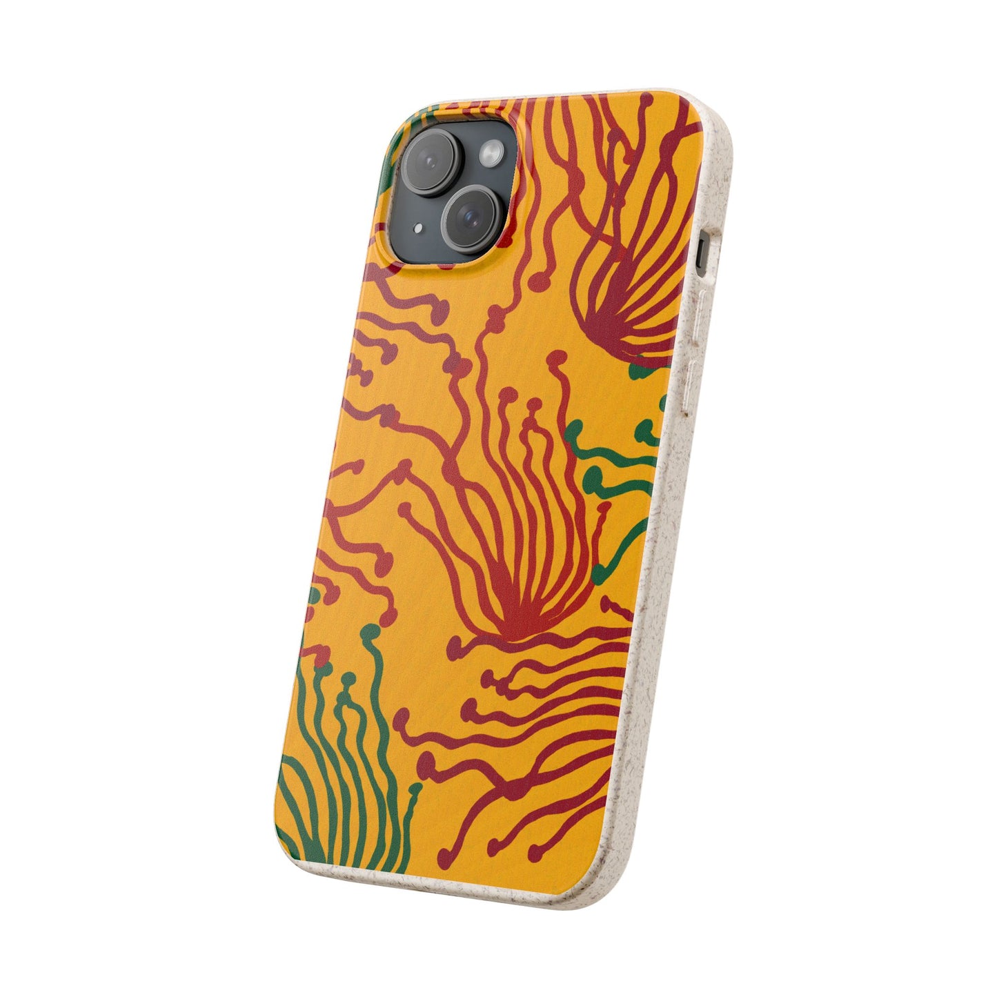 Phone Cases - Enoki Colorful Mushroom Biodegradable Case