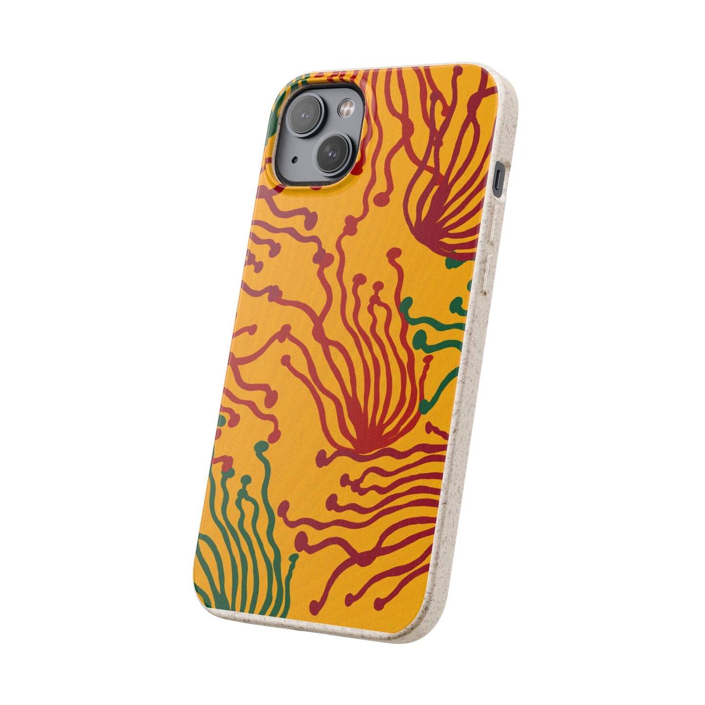 Phone Cases - Enoki Colorful Mushroom Biodegradable Case