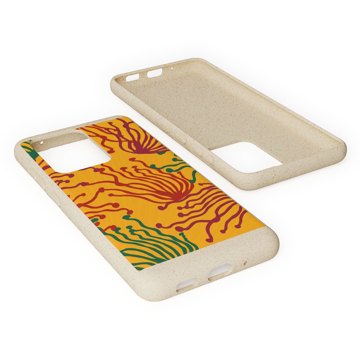 Phone Cases - Enoki Colorful Mushroom Biodegradable Case