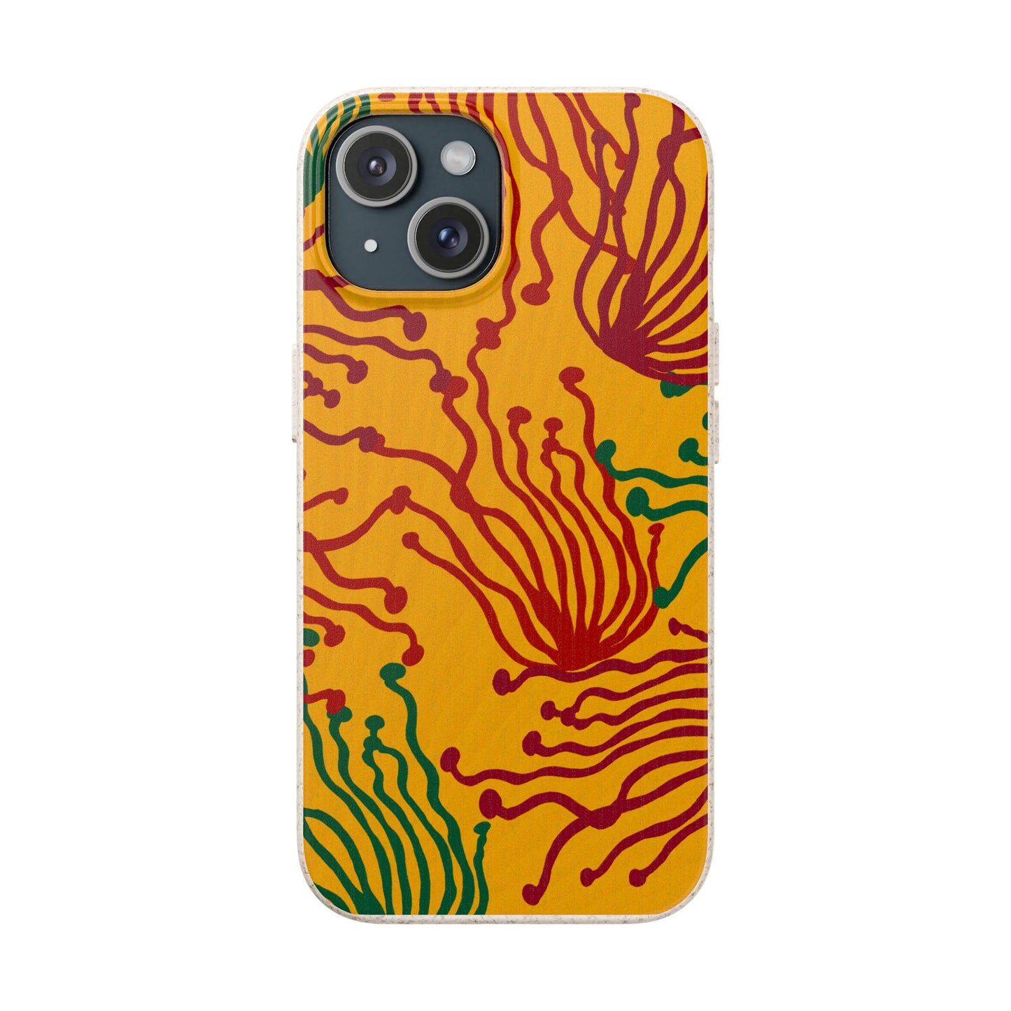 Phone Cases - Enoki Colorful Mushroom Biodegradable Case