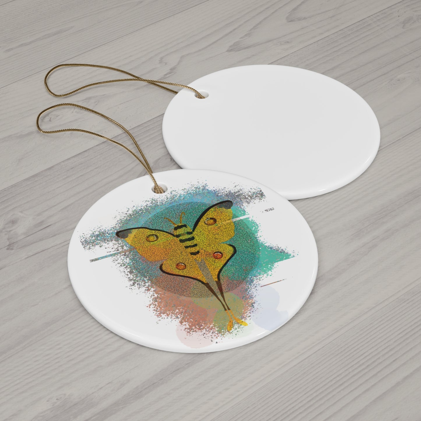 Ceramic Ornament, 4 Shapes