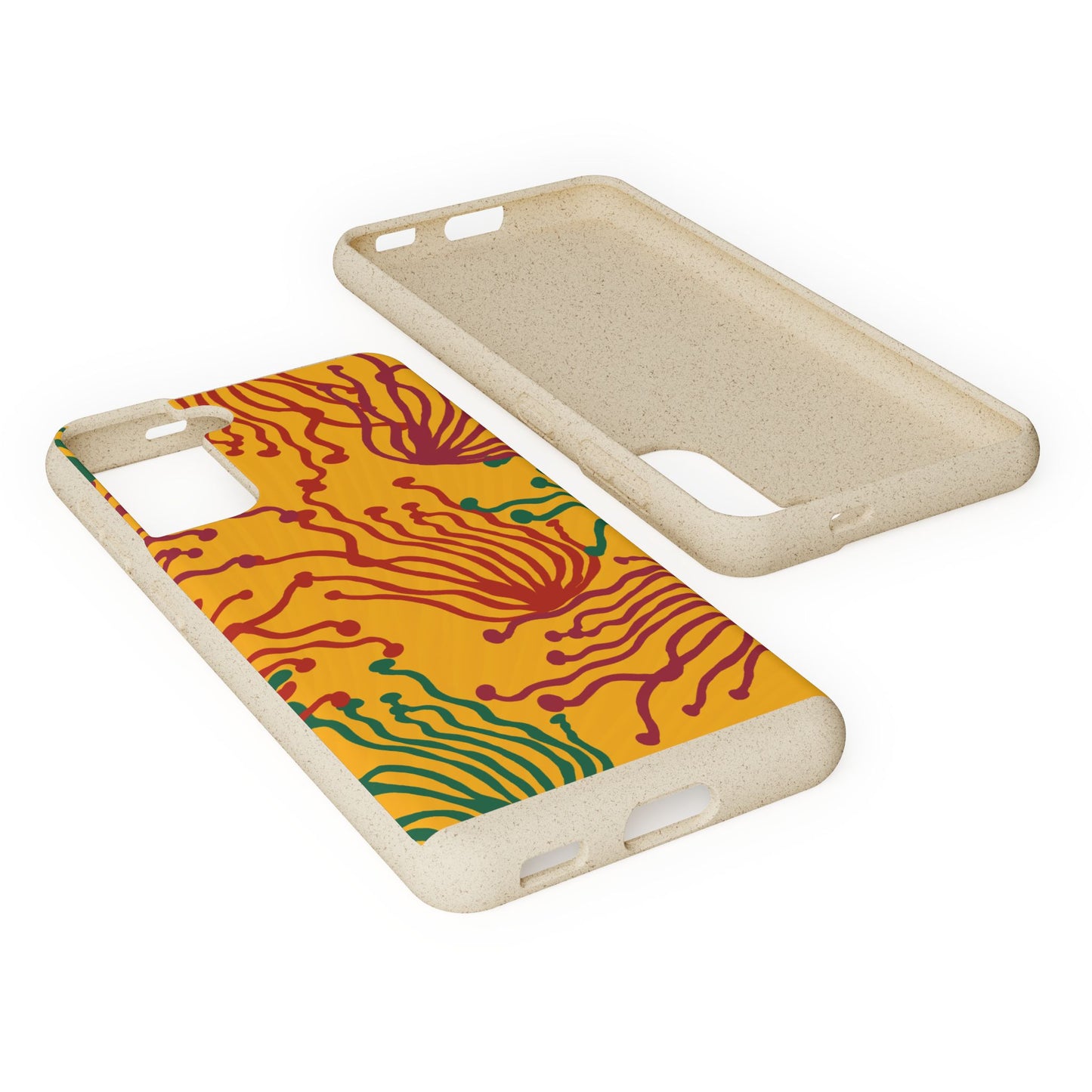 Phone Cases - Enoki Colorful Mushroom Biodegradable Case
