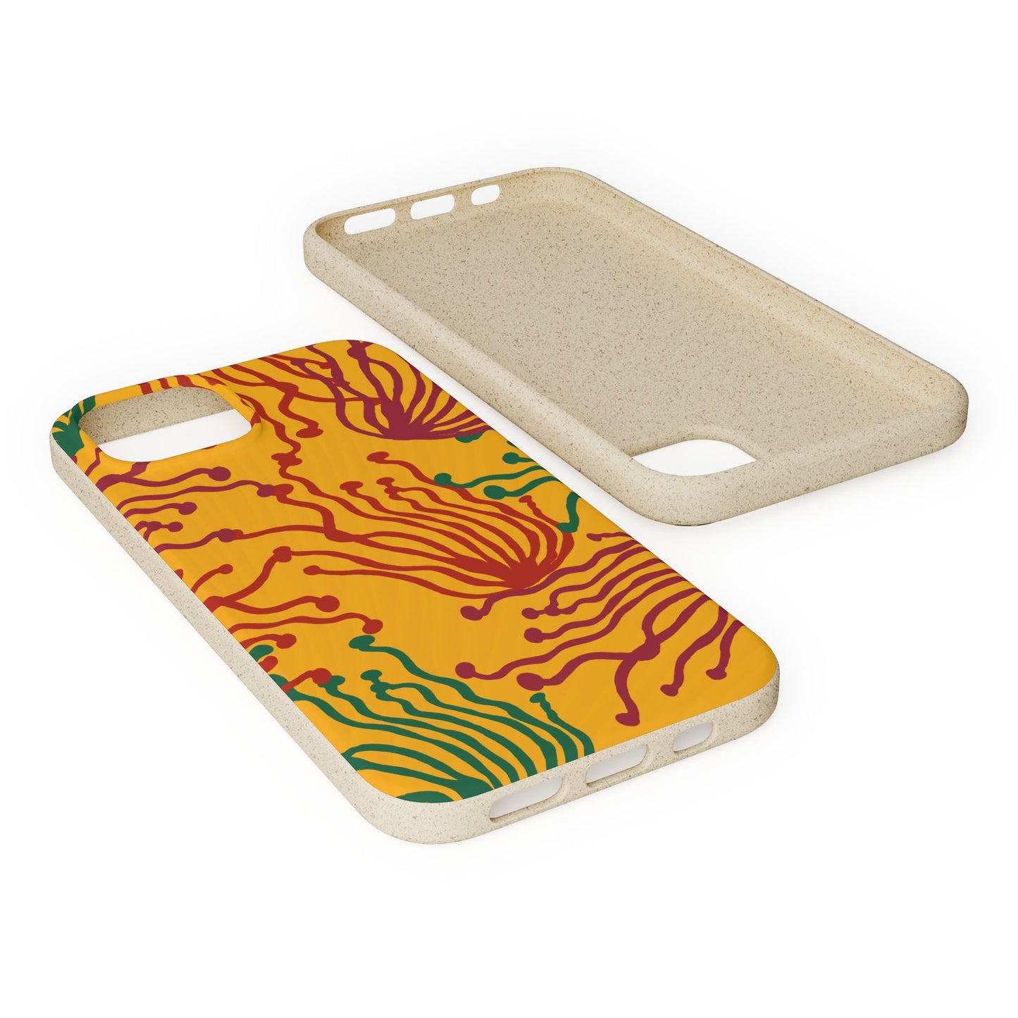Phone Cases - Enoki Colorful Mushroom Biodegradable Case