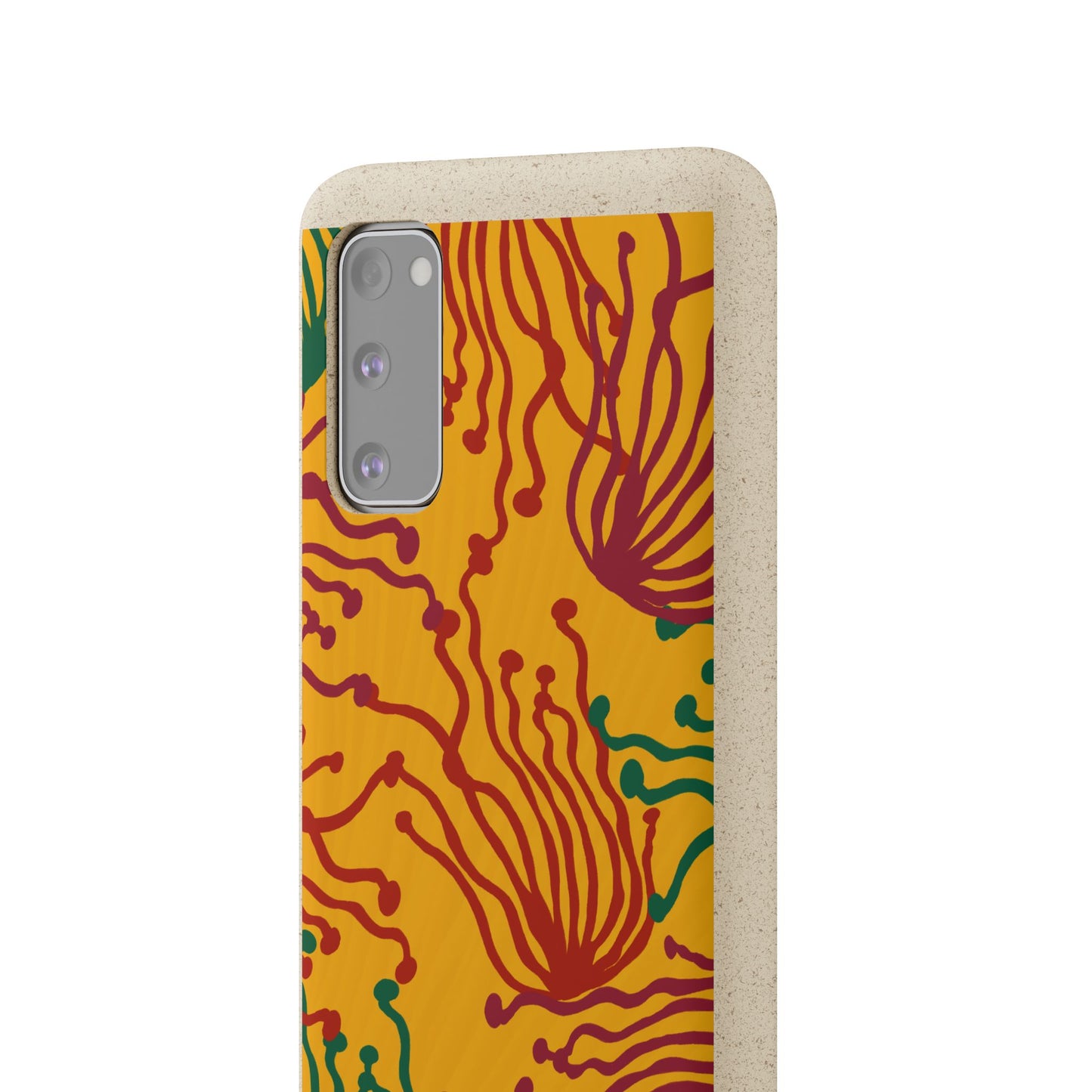 Phone Cases - Enoki Colorful Mushroom Biodegradable Case