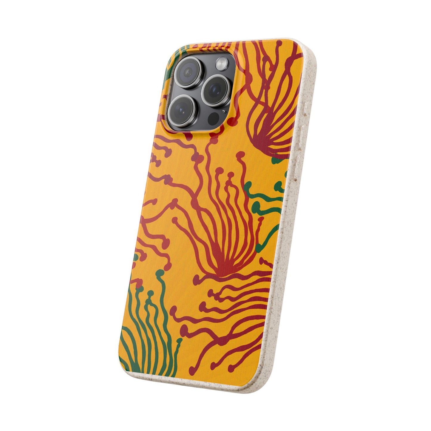 Phone Cases - Enoki Colorful Mushroom Biodegradable Case