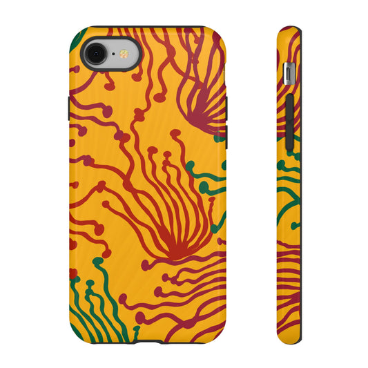 Phone Cases Enoki Mushroom Colorful Tough Cases