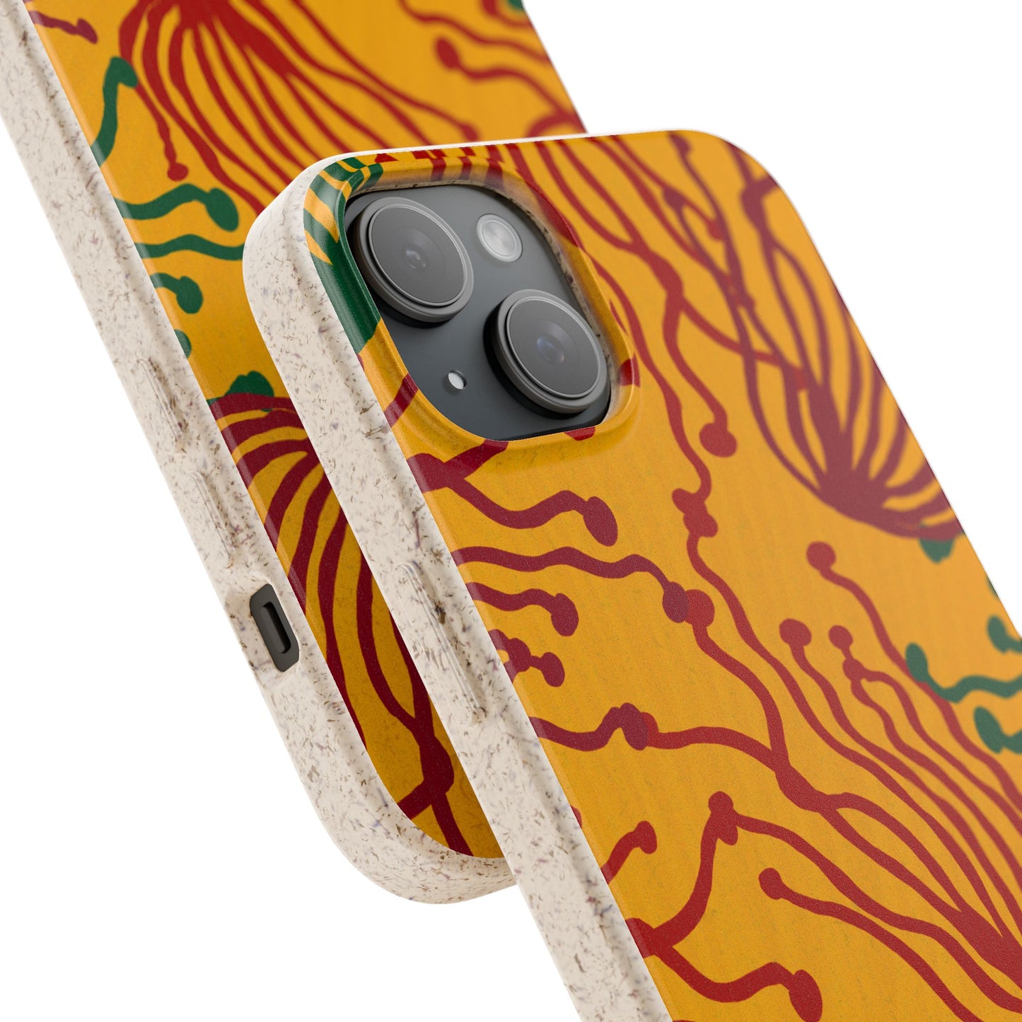 Phone Cases - Enoki Colorful Mushroom Biodegradable Case