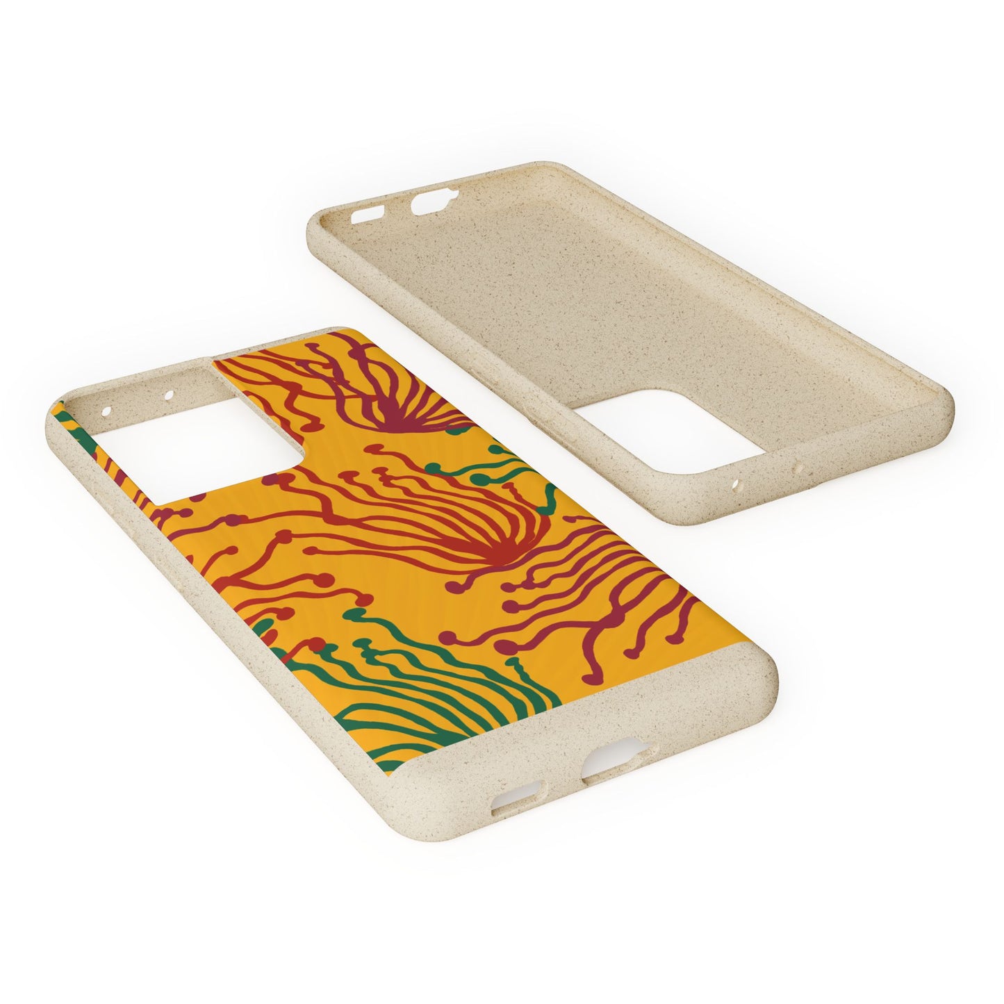 Phone Cases - Enoki Colorful Mushroom Biodegradable Case