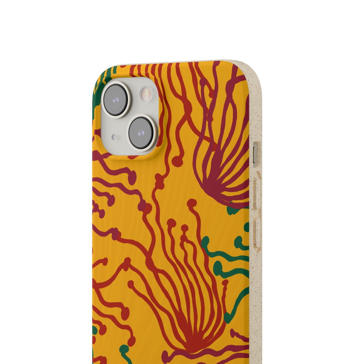 Phone Cases - Enoki Colorful Mushroom Biodegradable Case
