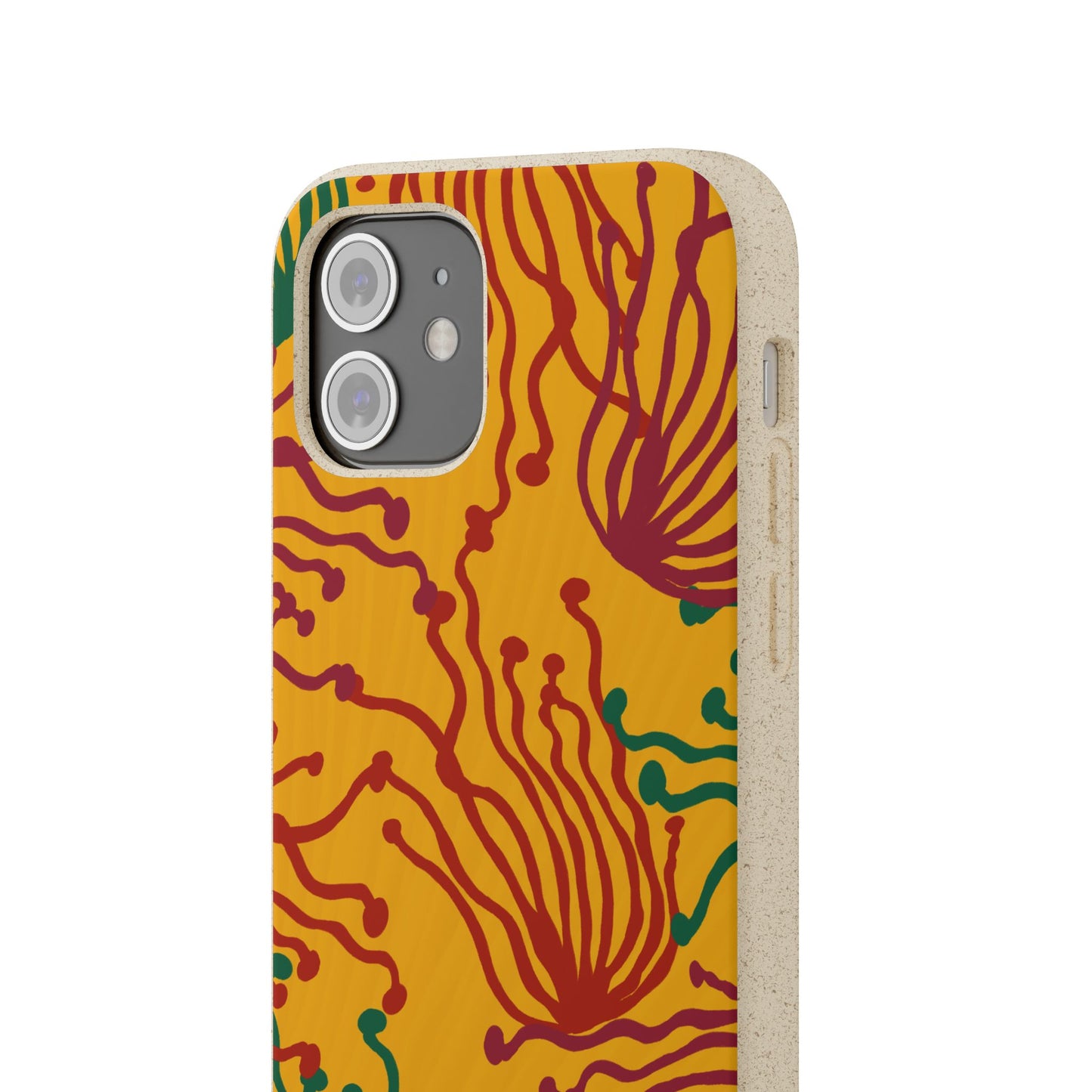 Phone Cases - Enoki Colorful Mushroom Biodegradable Case