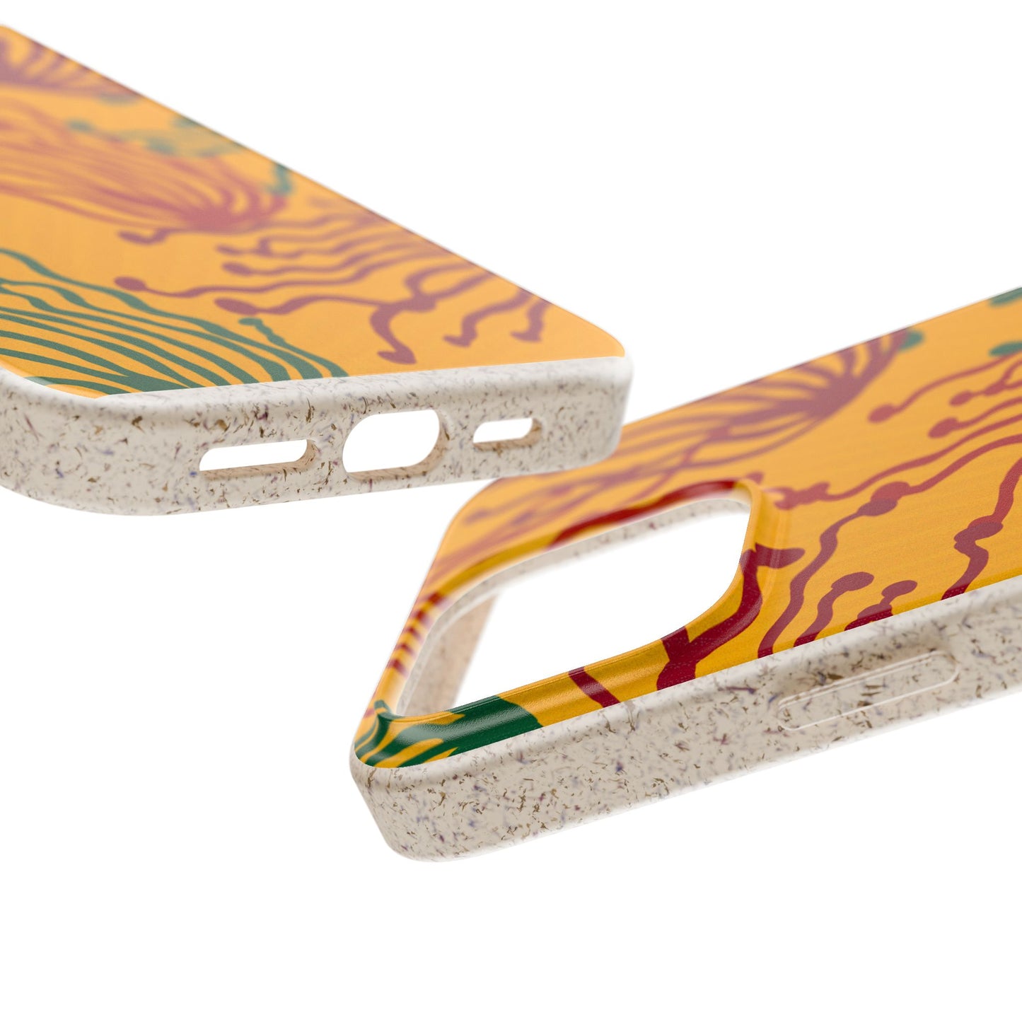 Phone Cases - Enoki Colorful Mushroom Biodegradable Case