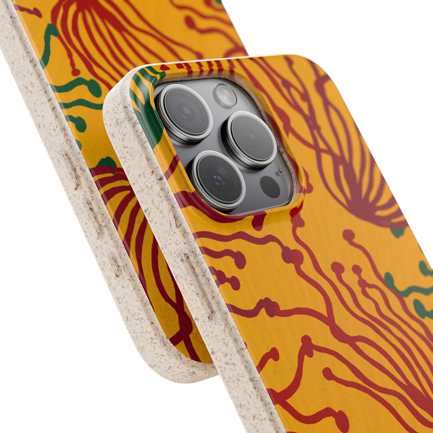 Phone Cases - Enoki Colorful Mushroom Biodegradable Case