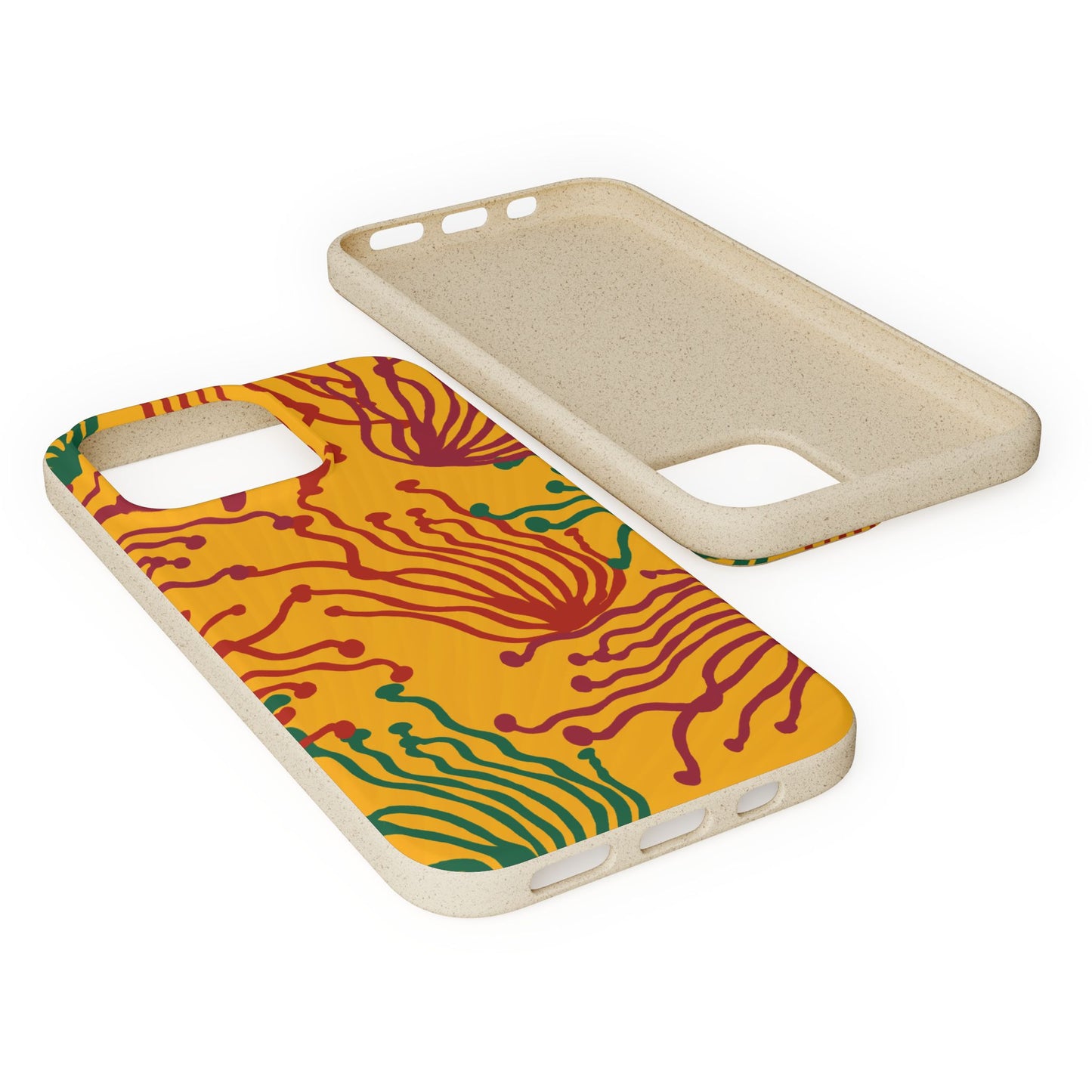 Phone Cases - Enoki Colorful Mushroom Biodegradable Case