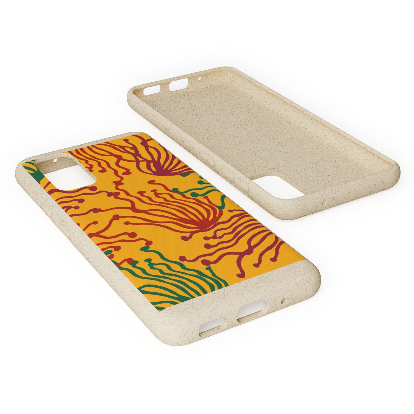 Phone Cases - Enoki Colorful Mushroom Biodegradable Case