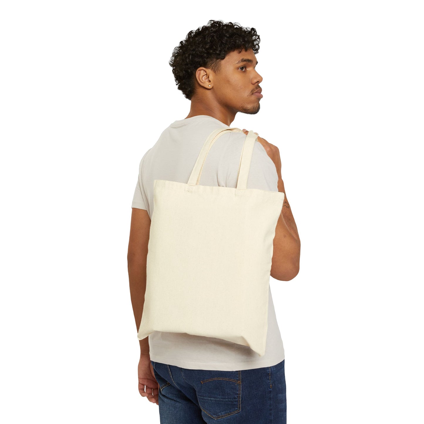 Canvas Tote Bag - Comet Moth Design