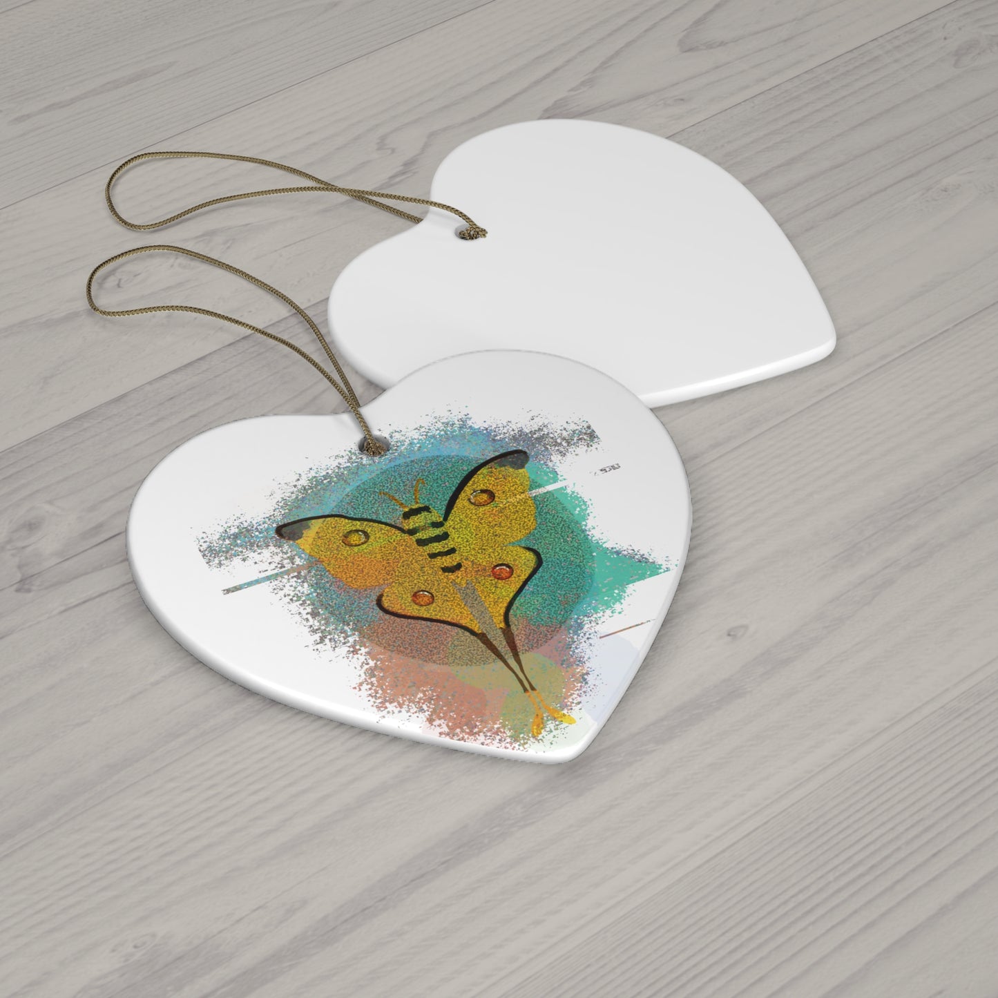 Ceramic Ornament, 4 Shapes