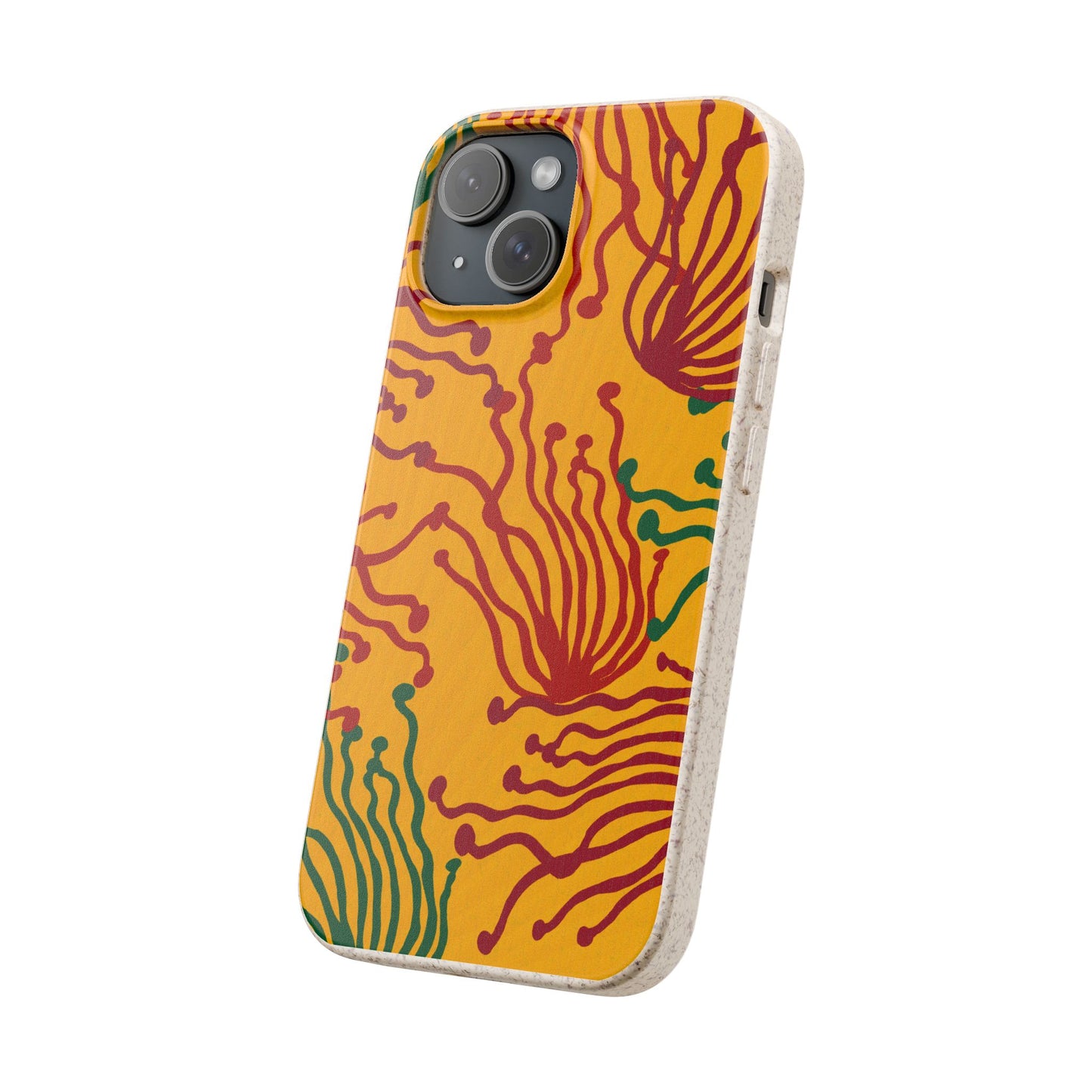 Phone Cases - Enoki Colorful Mushroom Biodegradable Case