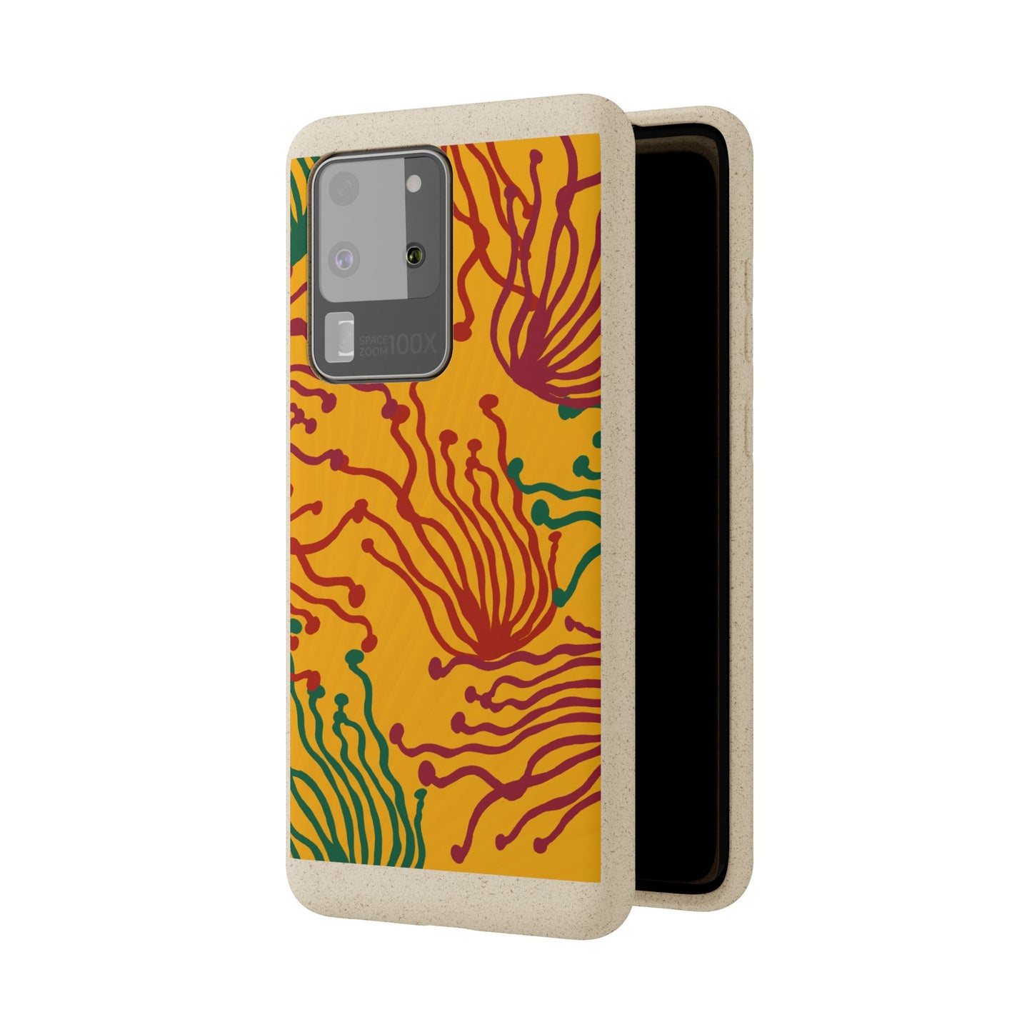 Phone Cases - Enoki Colorful Mushroom Biodegradable Case