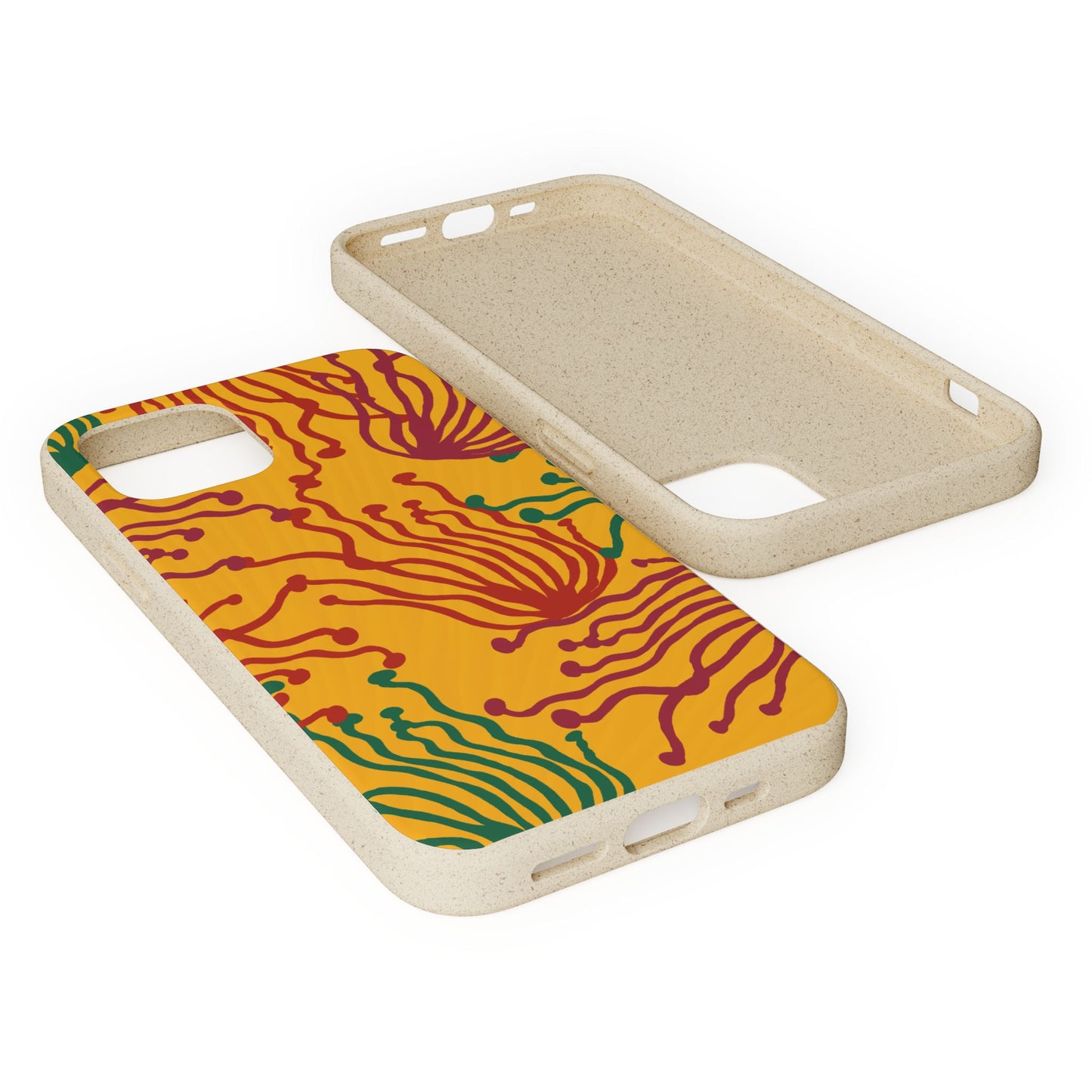 Phone Cases - Enoki Colorful Mushroom Biodegradable Case