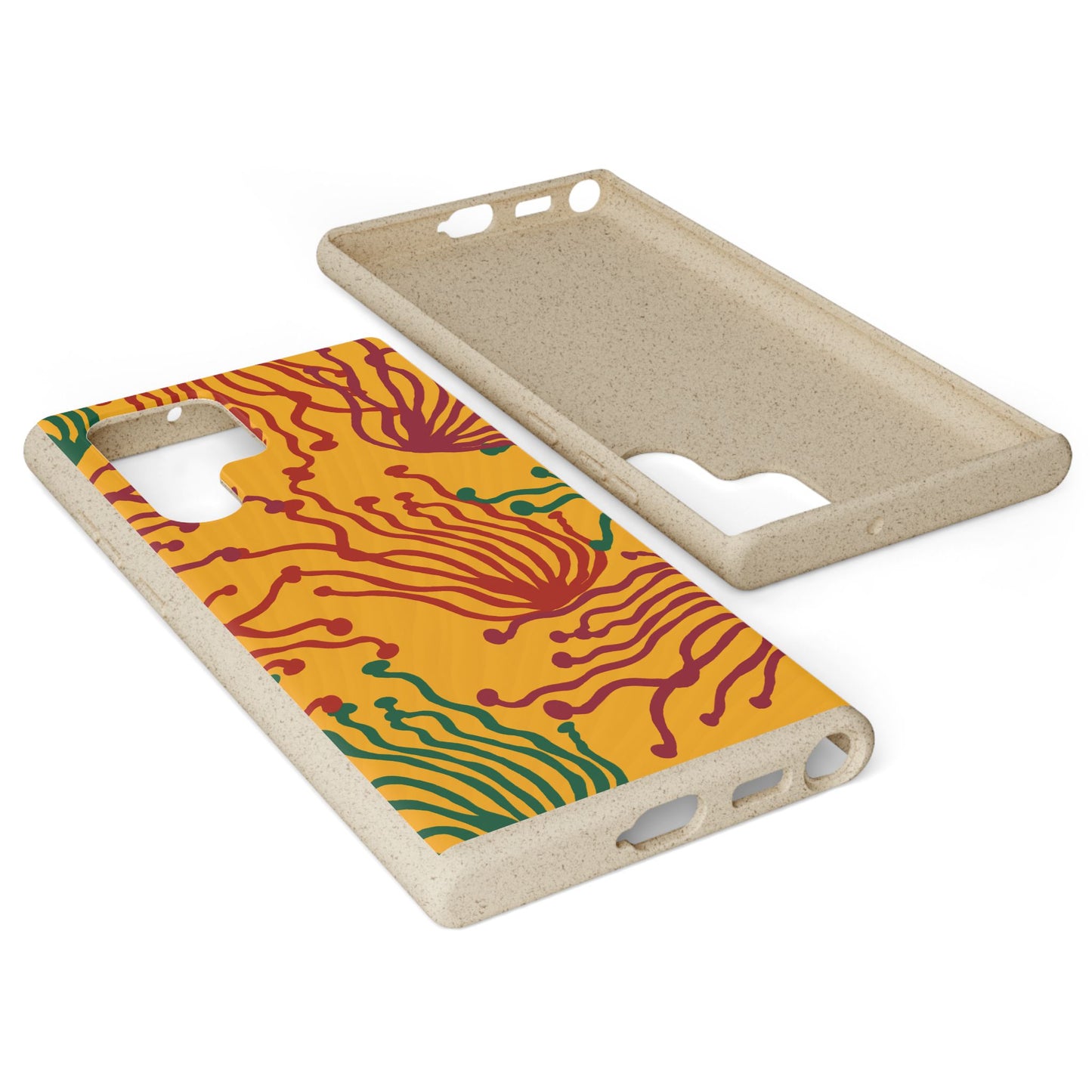 Phone Cases - Enoki Colorful Mushroom Biodegradable Case
