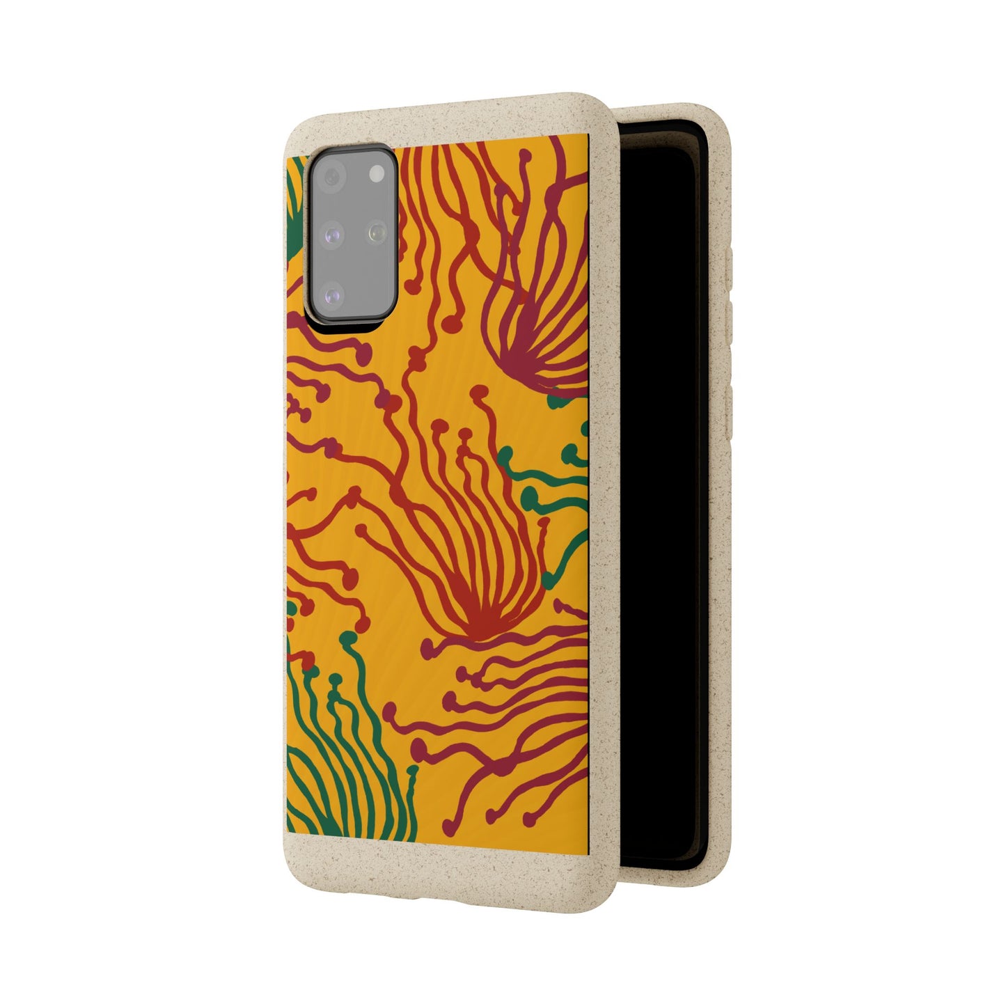 Phone Cases - Enoki Colorful Mushroom Biodegradable Case